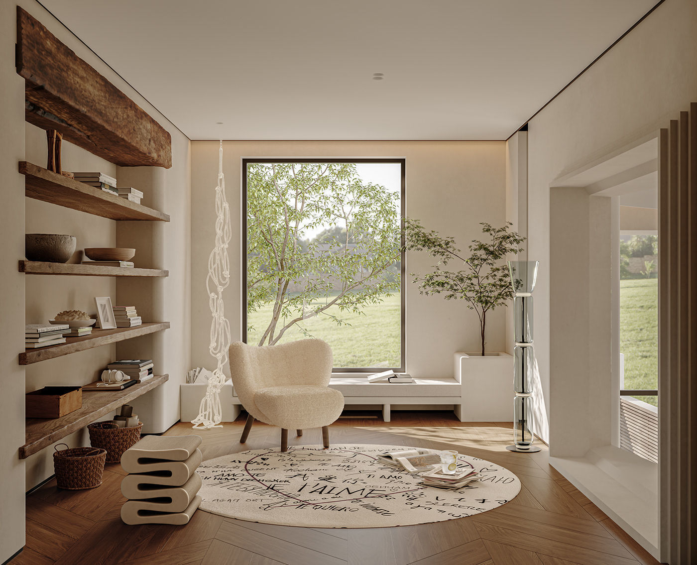 Living Room 3D model_9