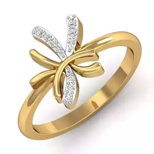 Women Diamond Ring 3dm STL  Render Details - P-1733