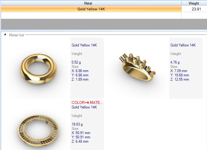 Mexican Centenario 38mm coin bezel pendant frame 3D print model_48