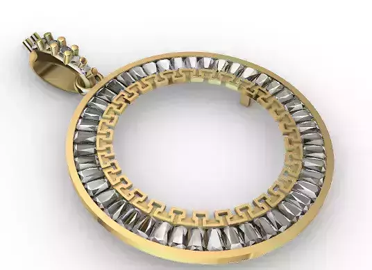 Mexican Centenario 38mm coin bezel pendant frame