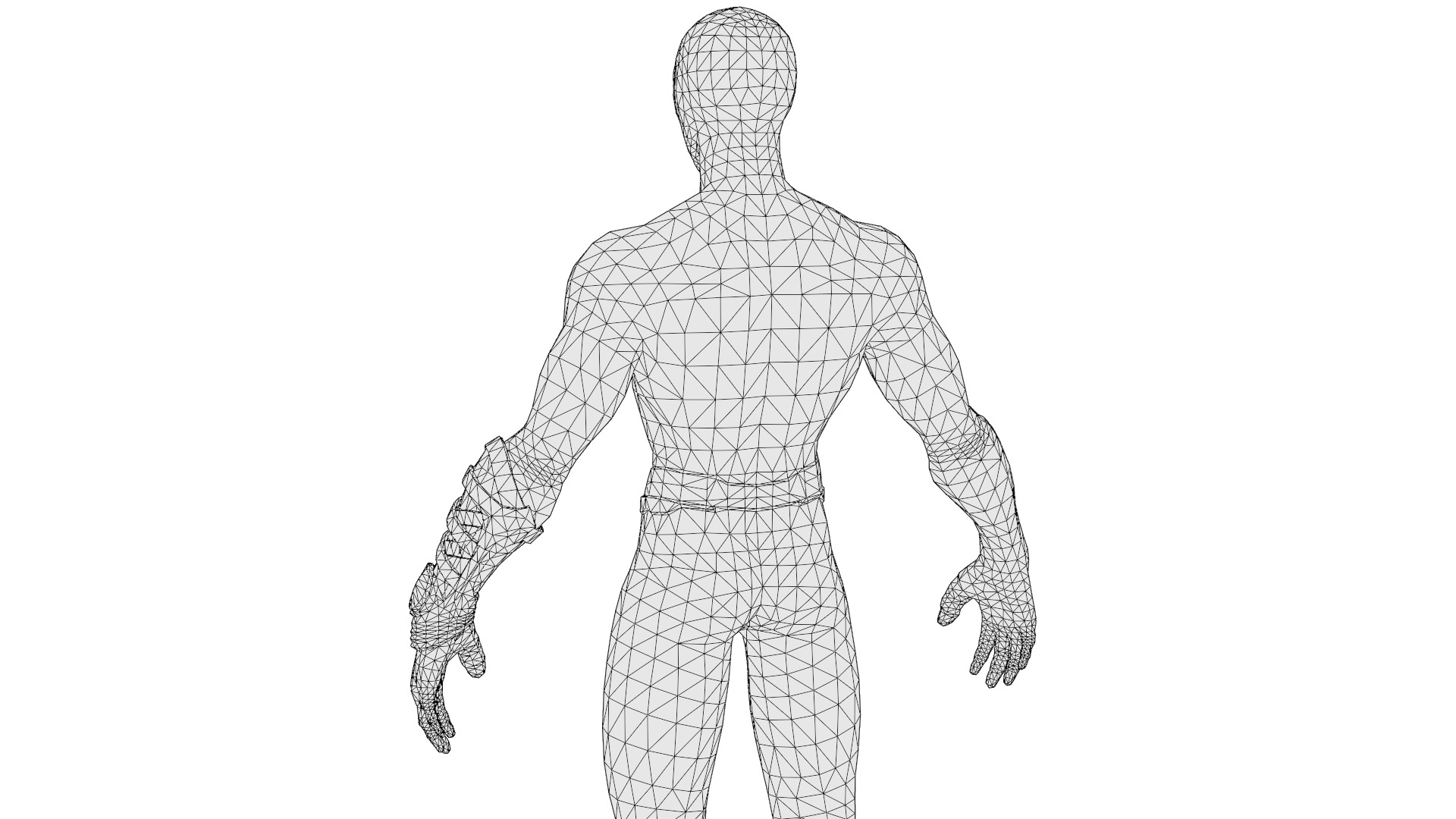 Spider Man  Black and Gold Suit Advanced 3D Model Game Ready Low-poly 3D model_19