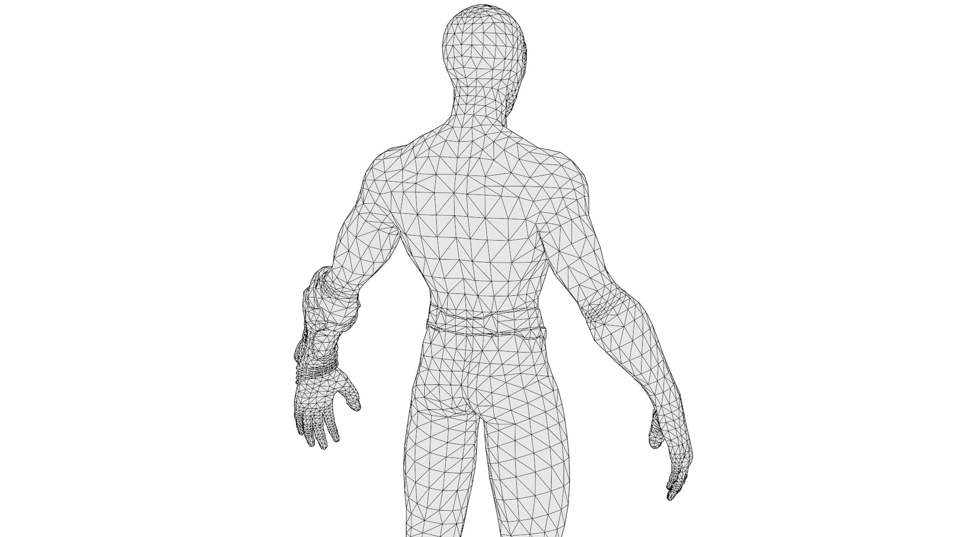 Spider Man  Black and Gold Suit Advanced 3D Model Game Ready Low-poly 3D model_20