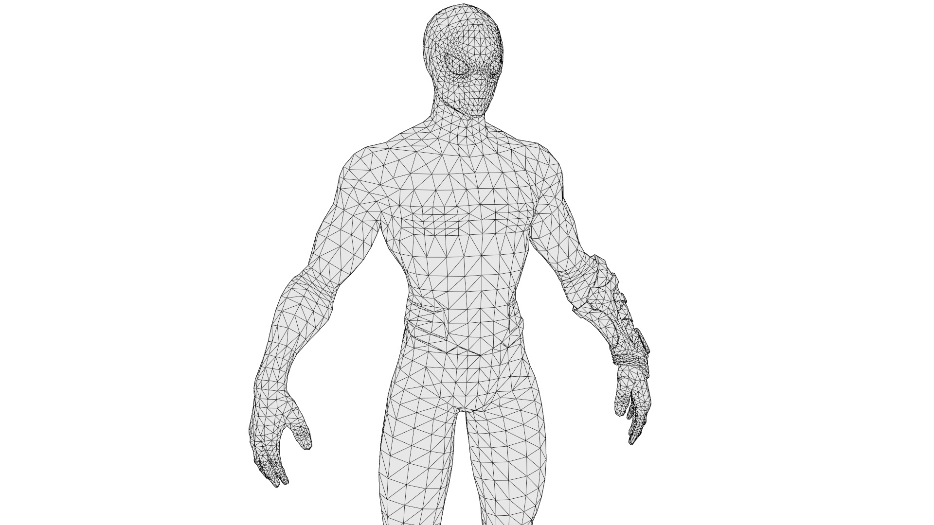 Spider Man  Black and Gold Suit Advanced 3D Model Game Ready Low-poly 3D model_23