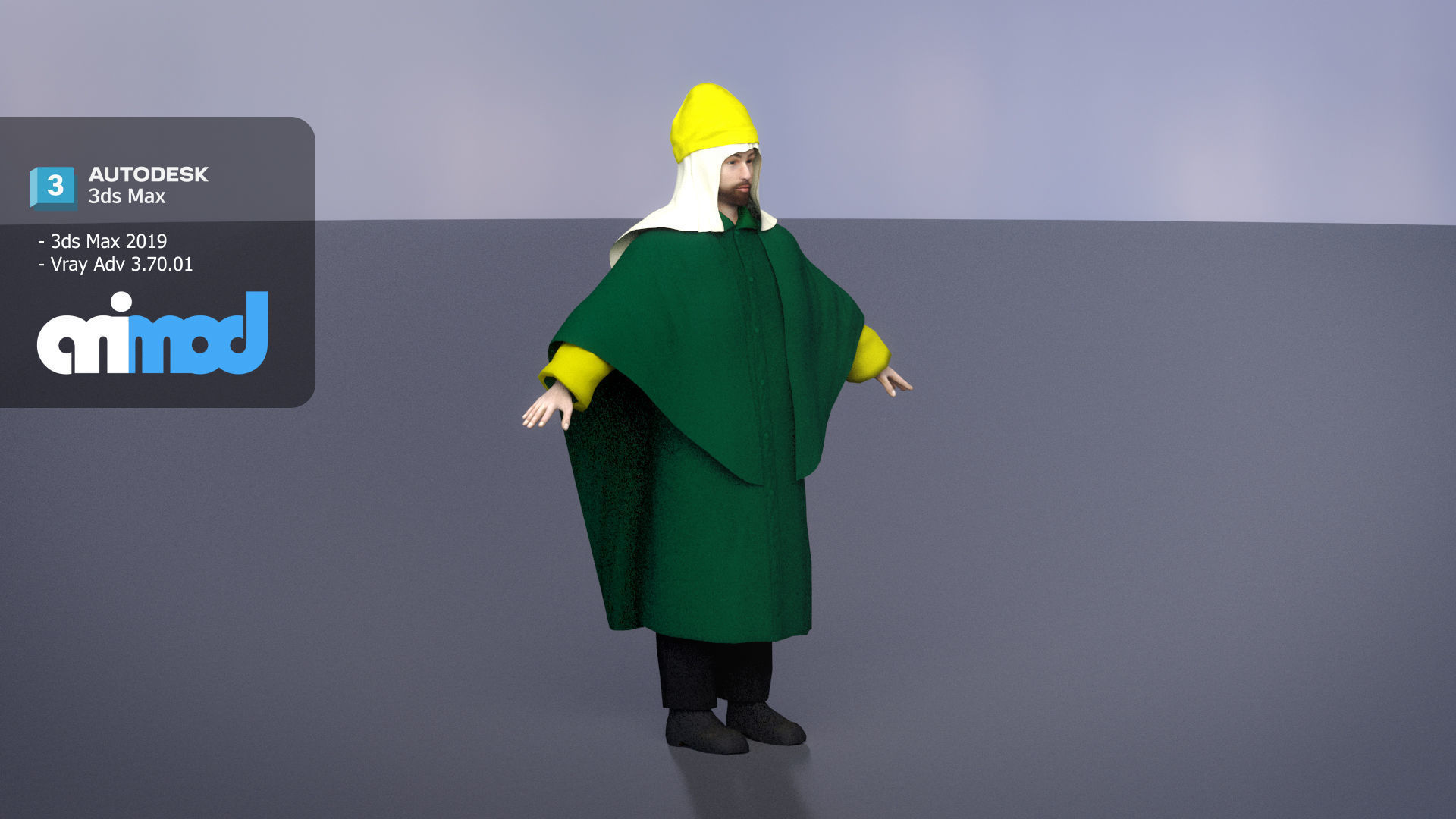 Biblical Magi  3D model_1