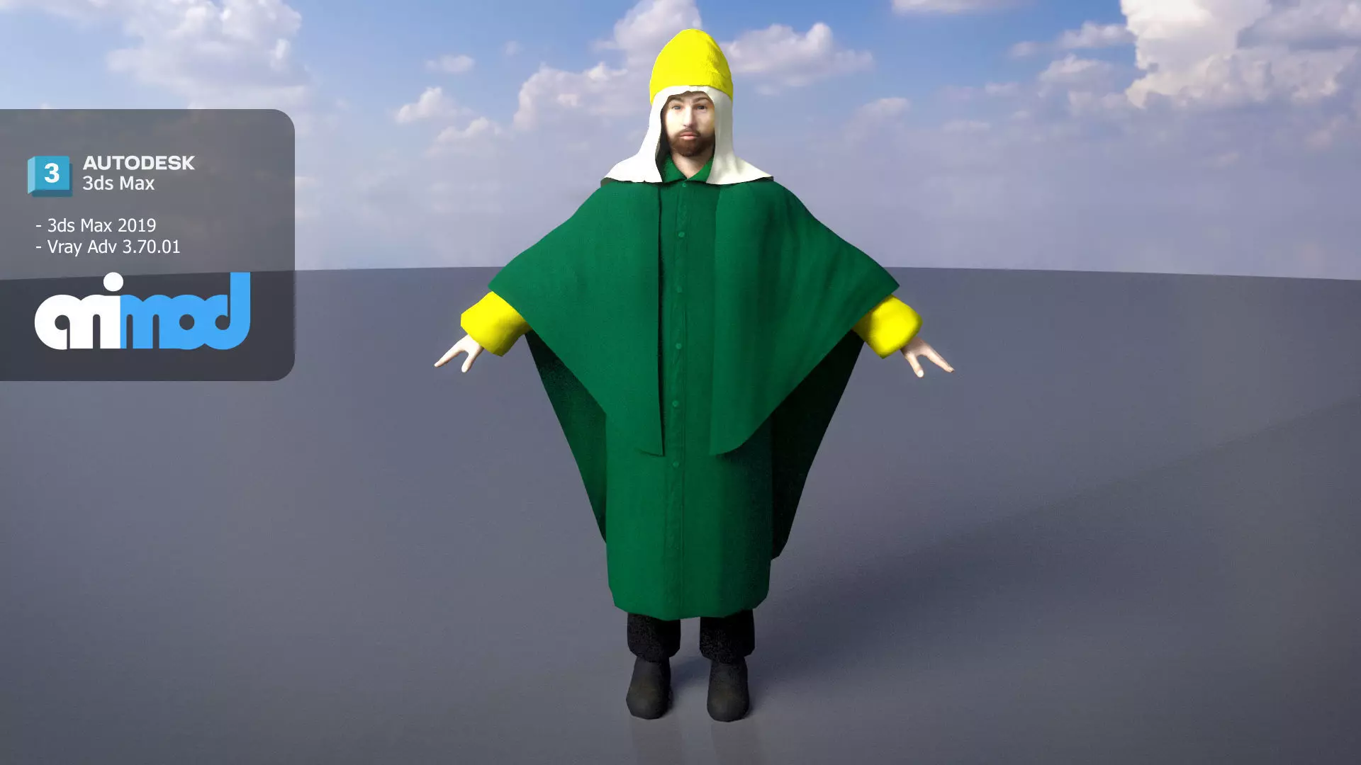 Biblical Magi  3D model_0