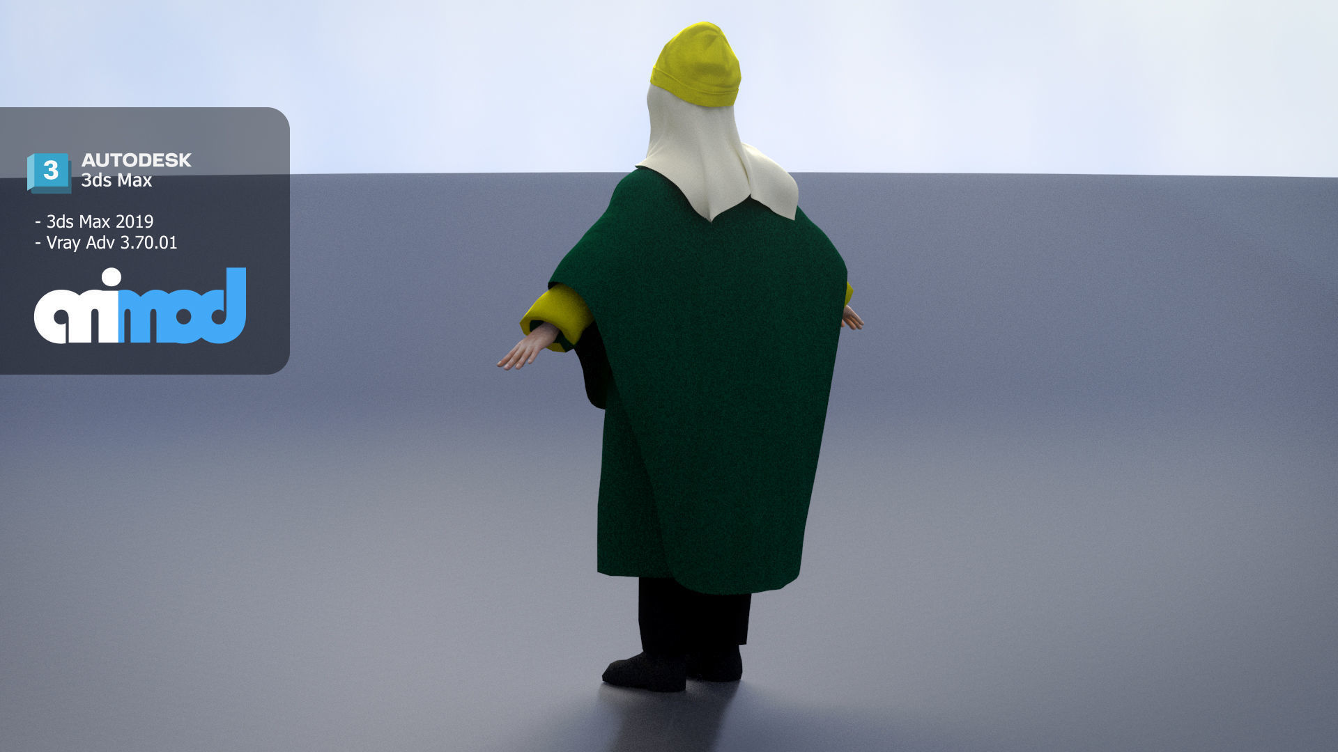Biblical Magi  3D model_4