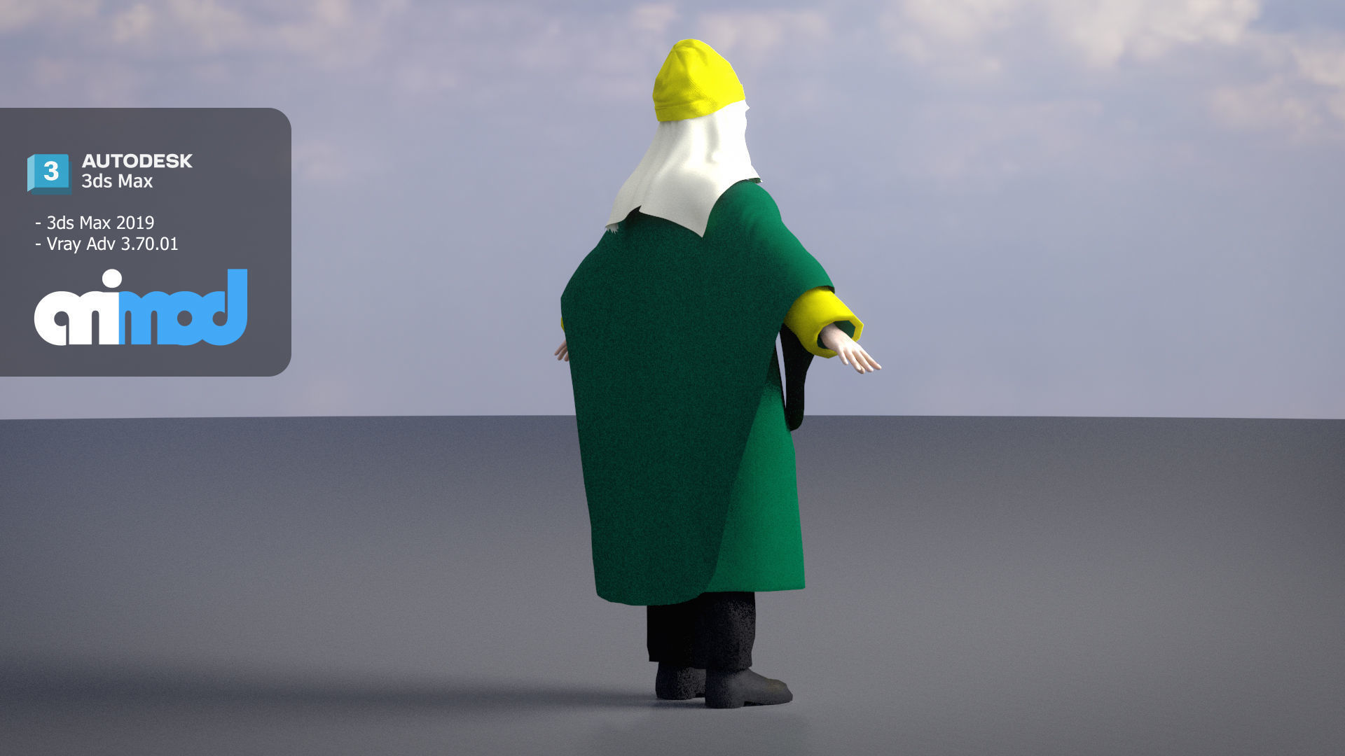 Biblical Magi  3D model_3