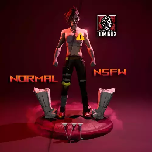 Vi Brawler League of legends ARCANE 3D print model