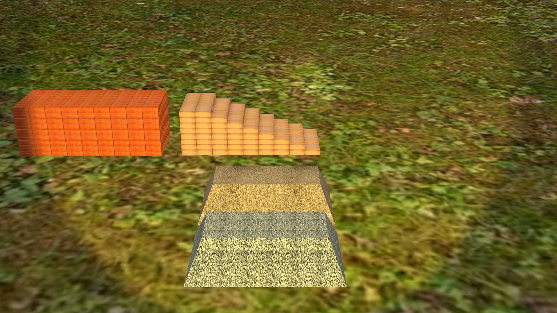 Railway Assets 3D Models Free low-poly 3D model_6