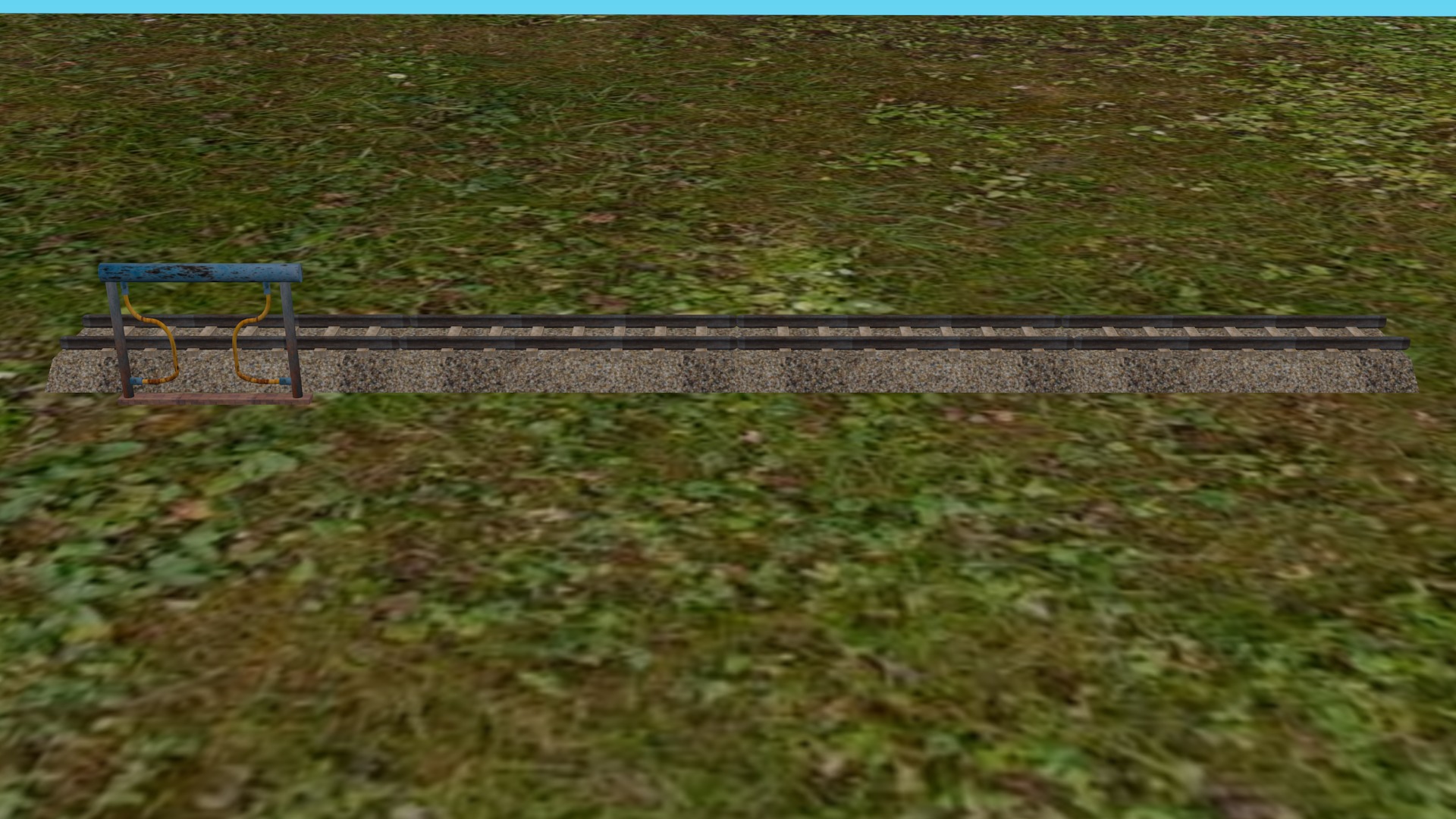 Railway Assets 3D Models Free low-poly 3D model_3