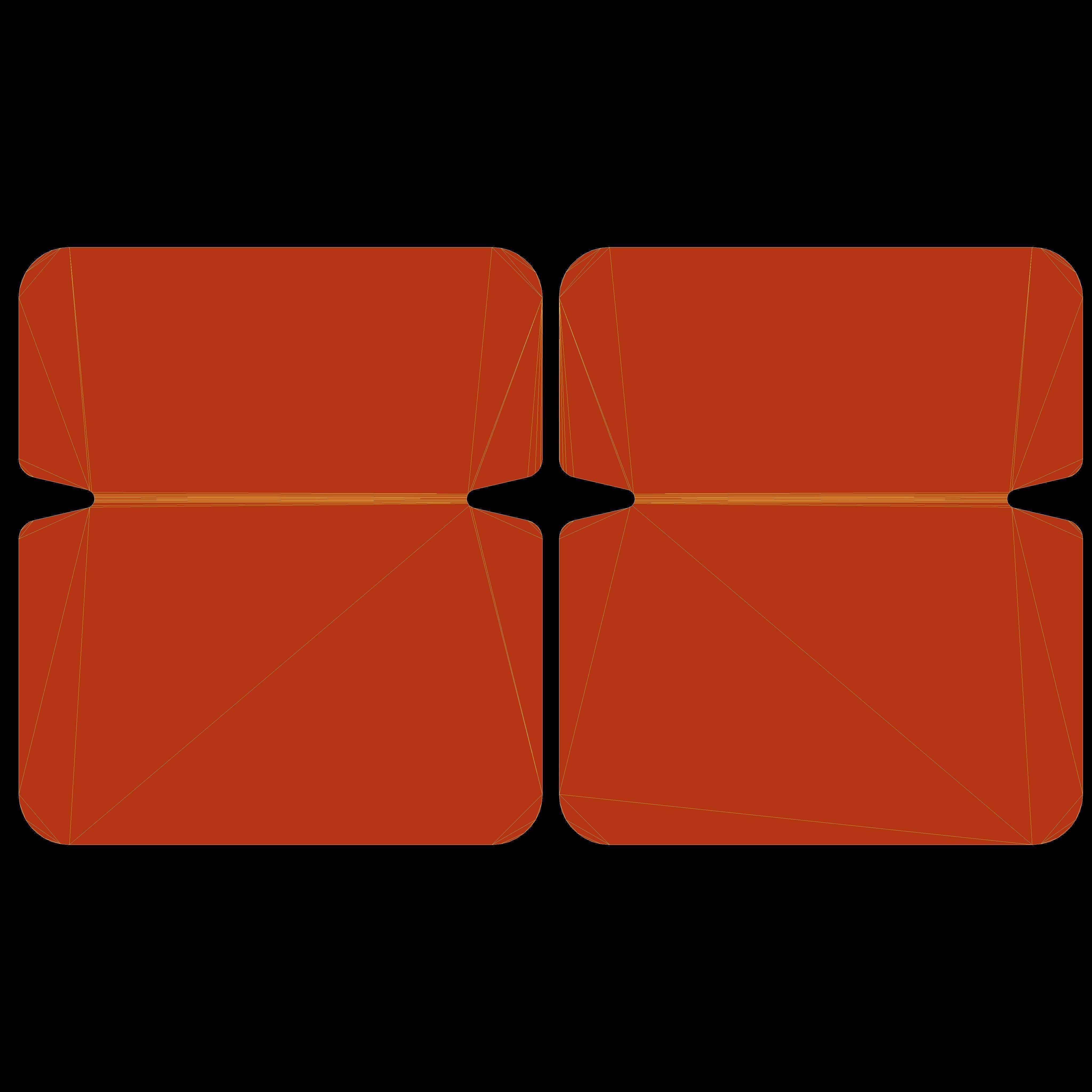 Hanger packaging box with transparent plastic window 90x60x70mm Texture_10