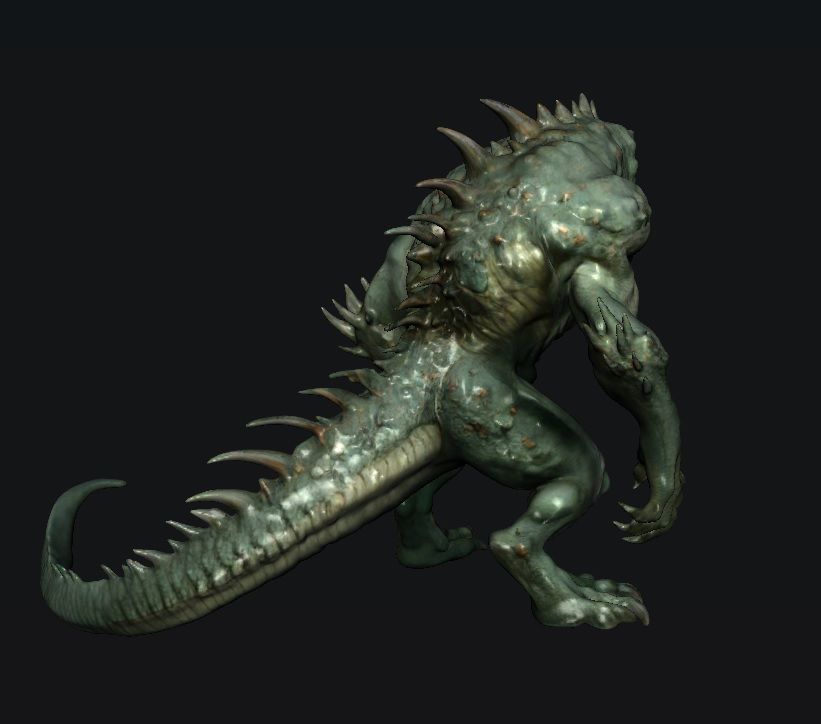 Beast Monster 3D model_2