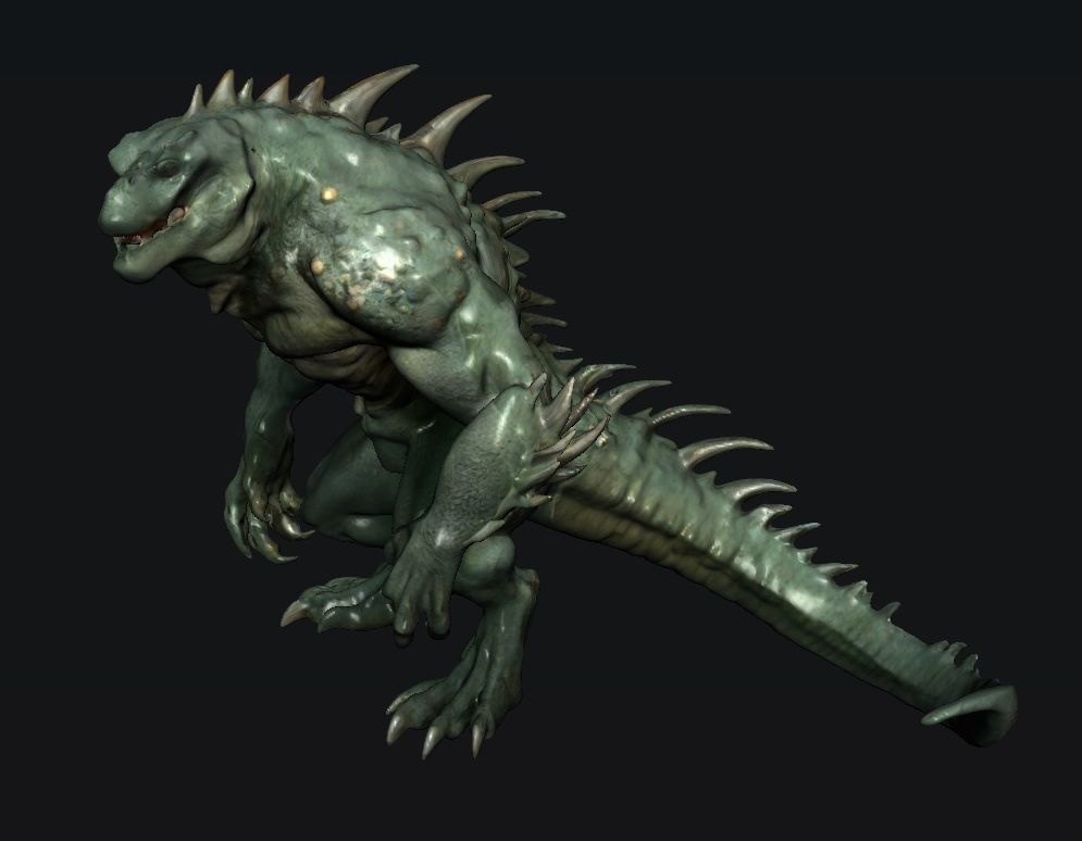 Beast Monster 3D model_1