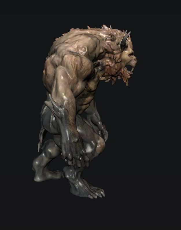 Beast Monster 3D model_1