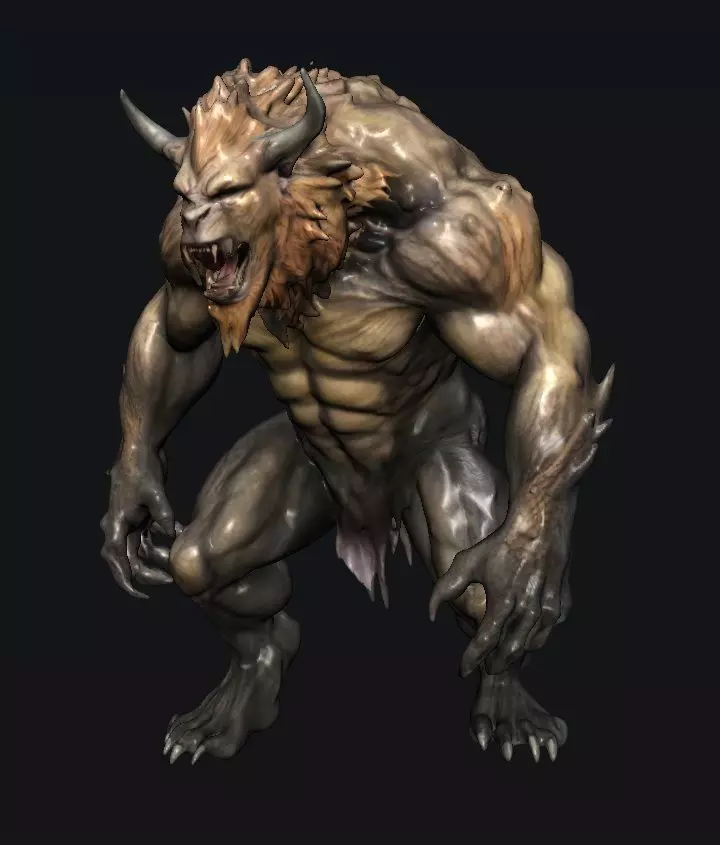 Beast Monster 3D model_0