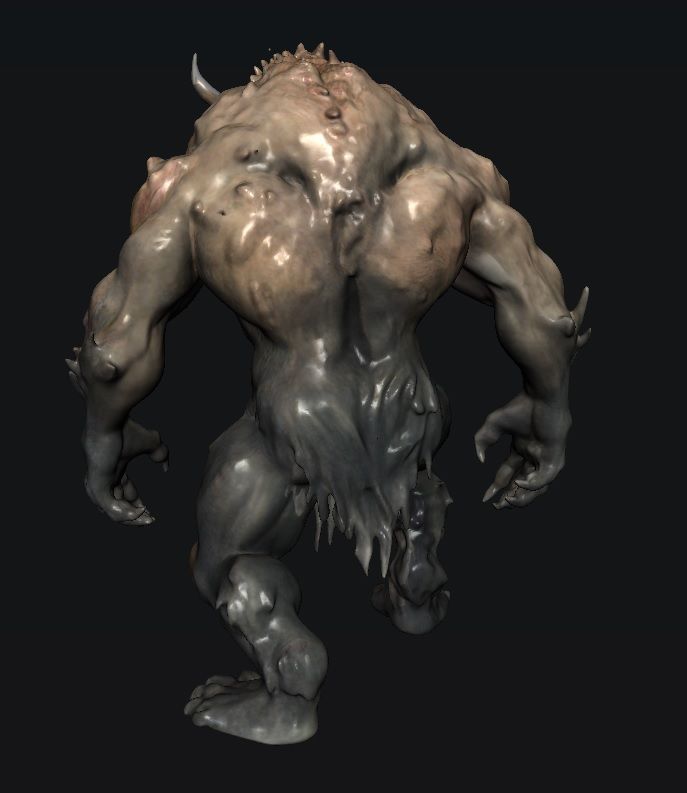 Beast Monster 3D model_2