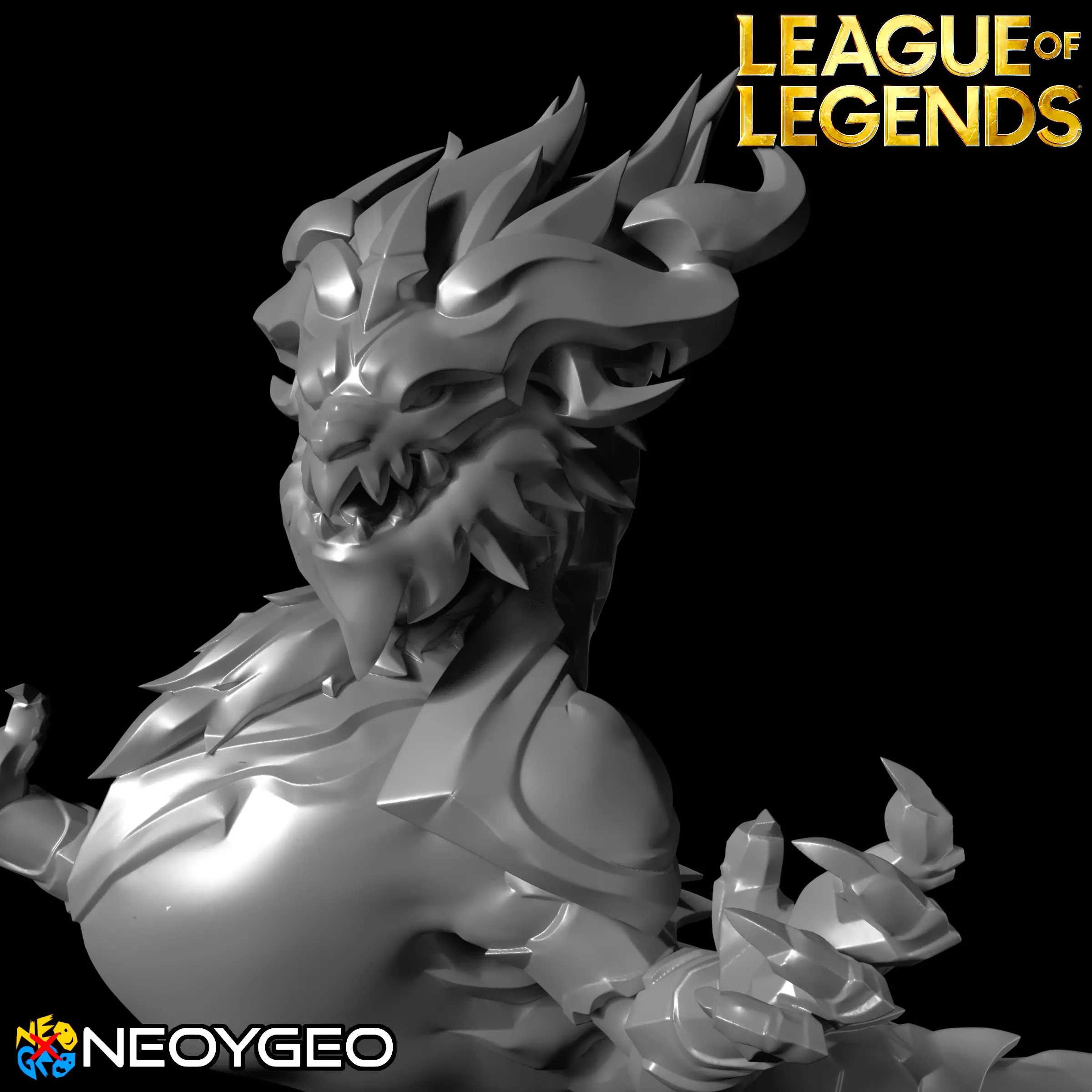AURELION SOL STORM DRAGON - LEAGUE OF LEGENDS 3D print model