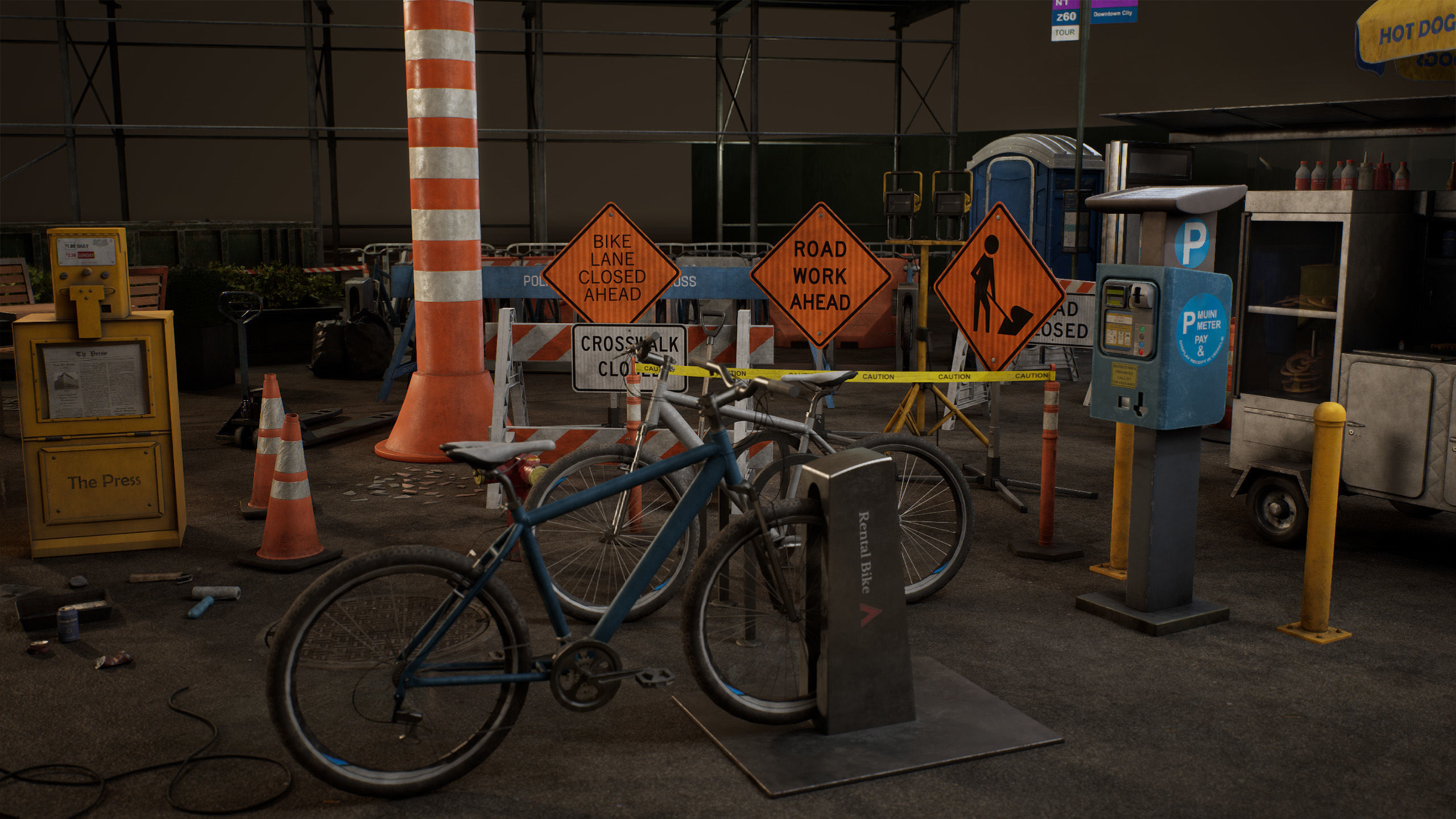 City Core - Street Props - New York 3D model_7