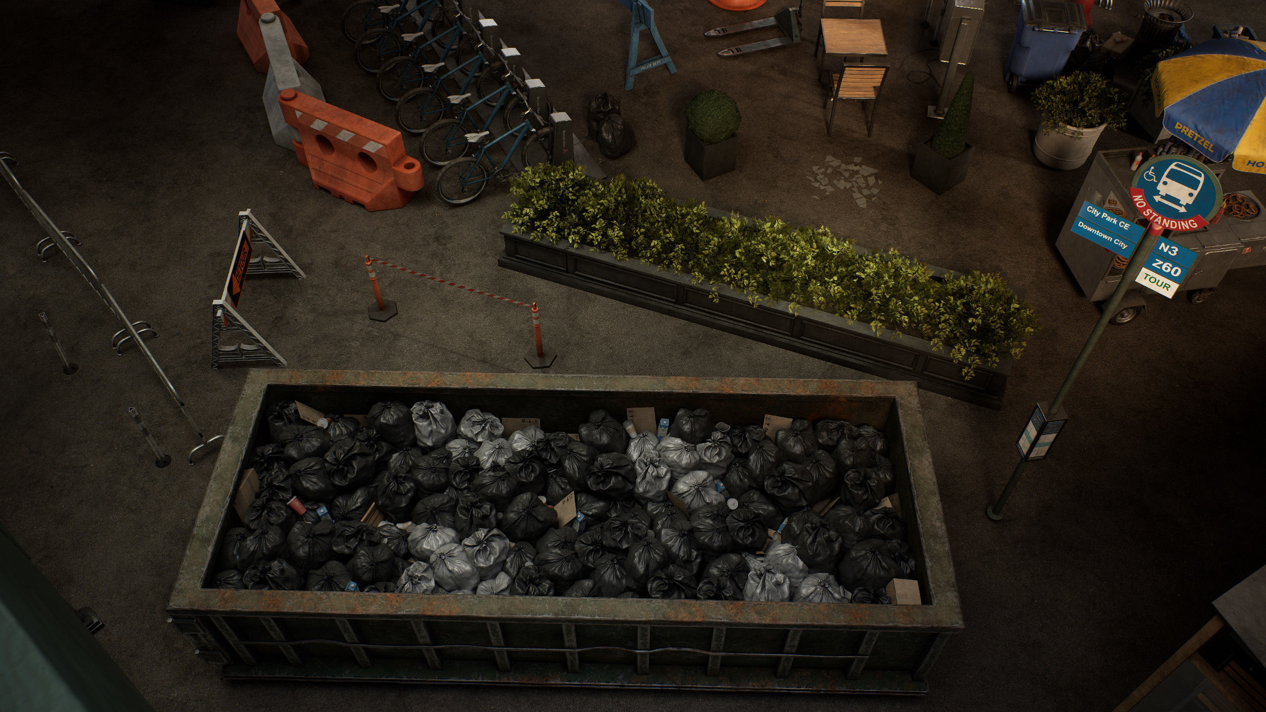 City Core - Street Props - New York 3D model_14