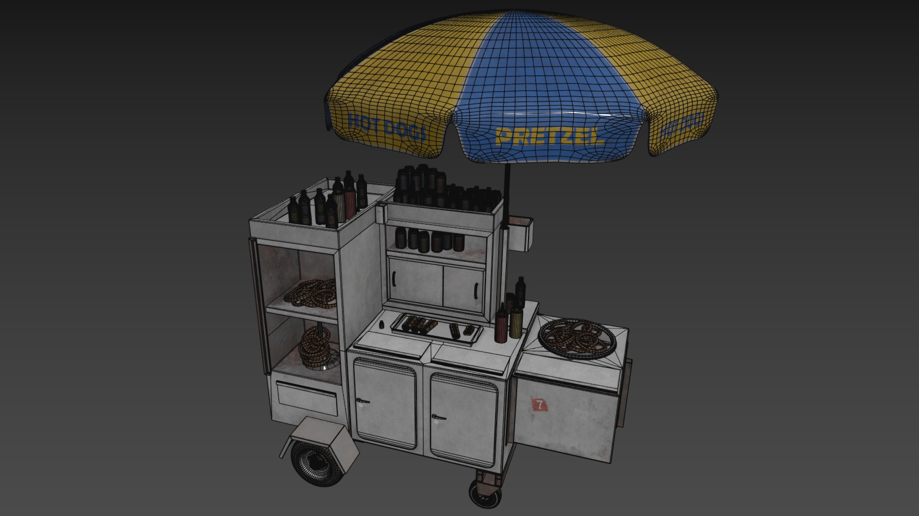 City Core - Street Props - New York 3D model_16