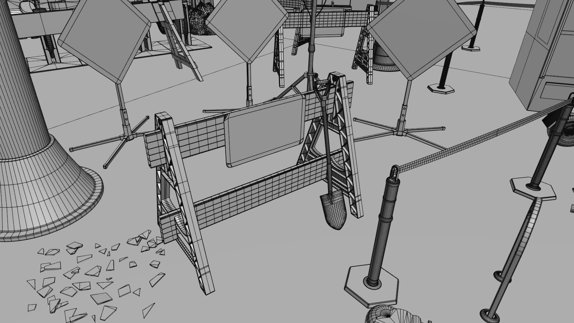 City Core - Street Props - New York 3D model_17