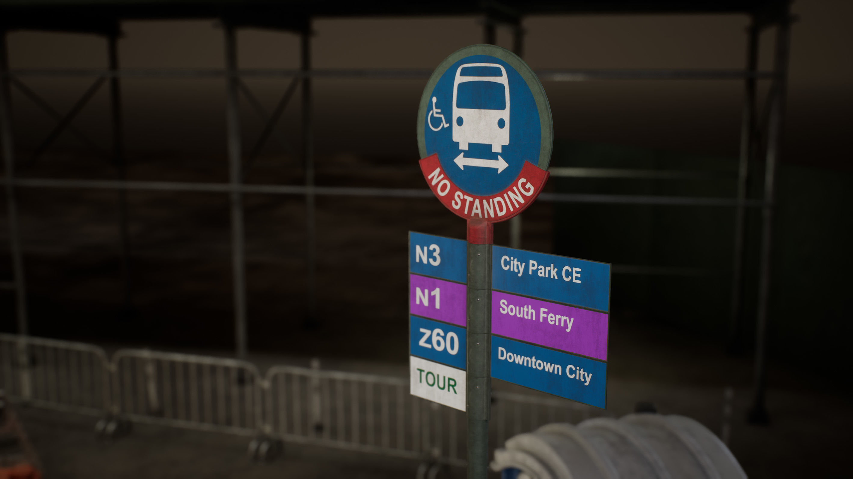 City Core - Street Props - New York 3D model_4