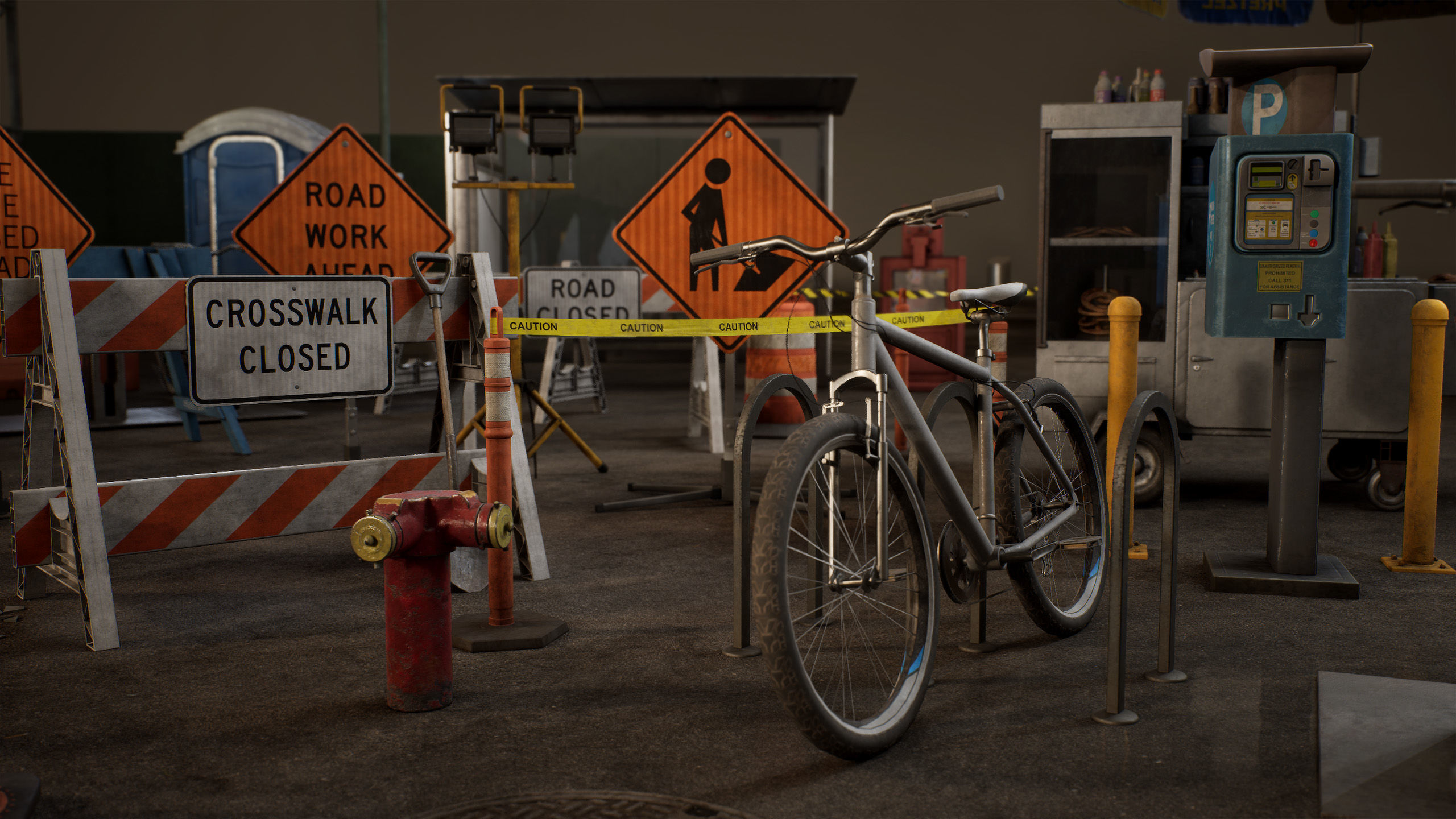 City Core - Street Props - New York 3D model_1