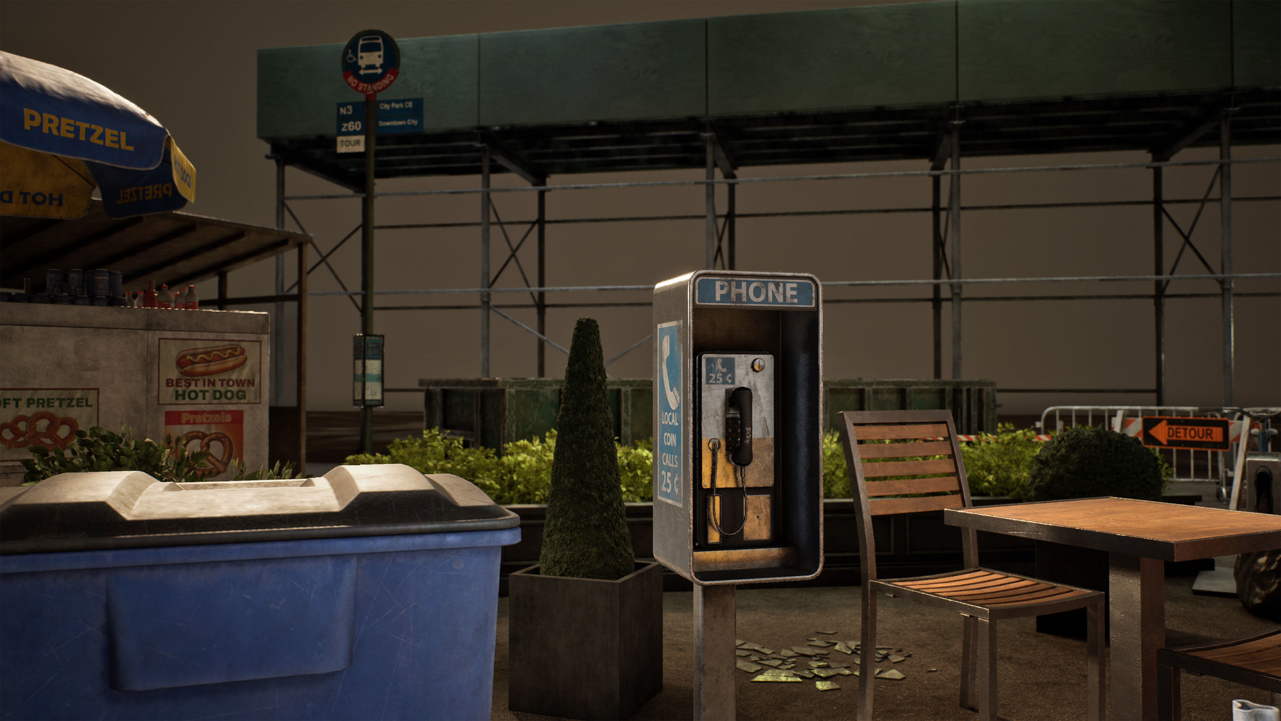 City Core - Street Props - New York 3D model_2