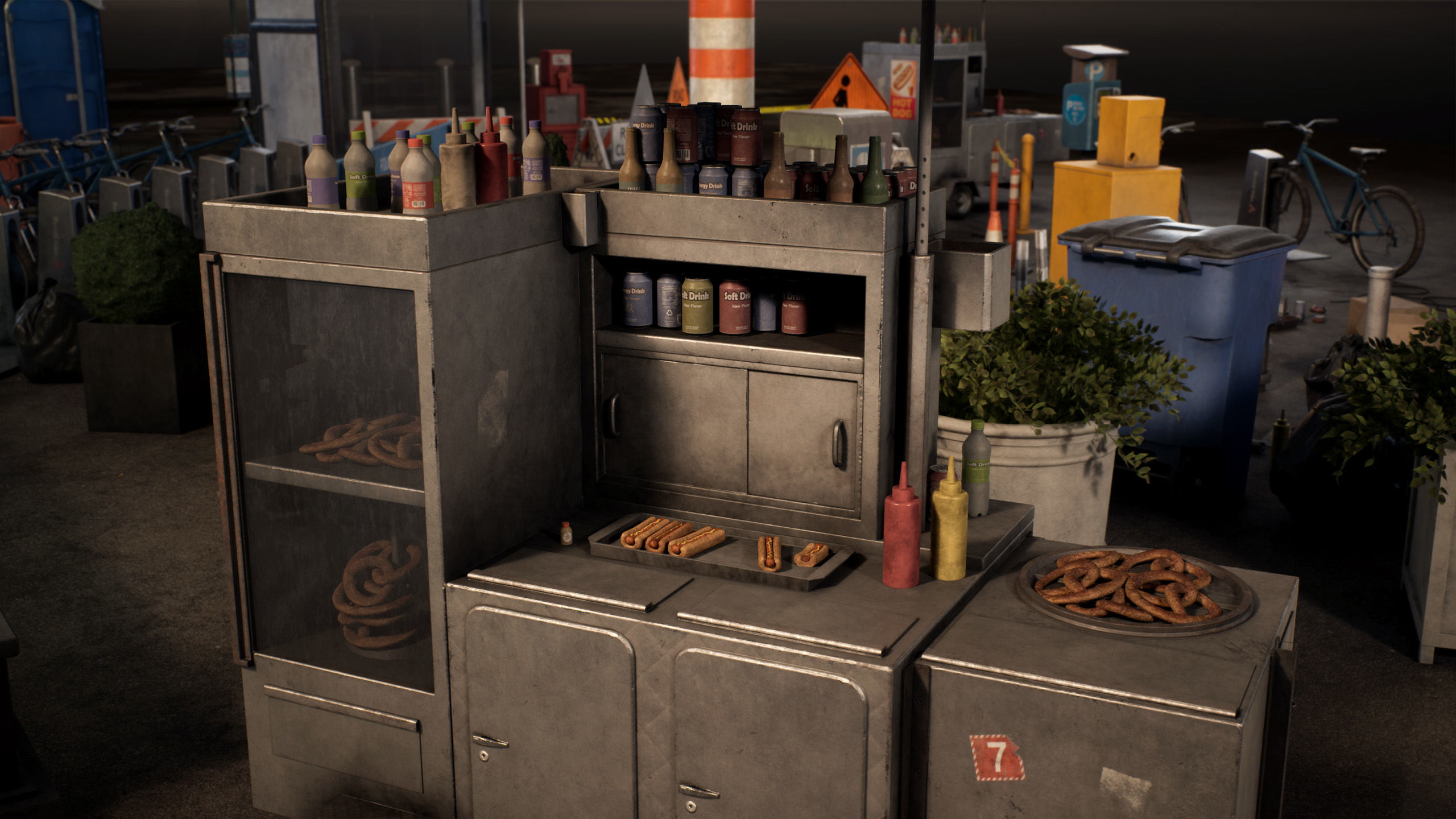 City Core - Street Props - New York 3D model_5