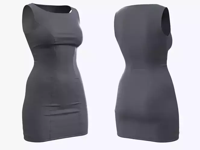 Dress 109 - All MH Bodies - UE5 Skeletons - Rigged