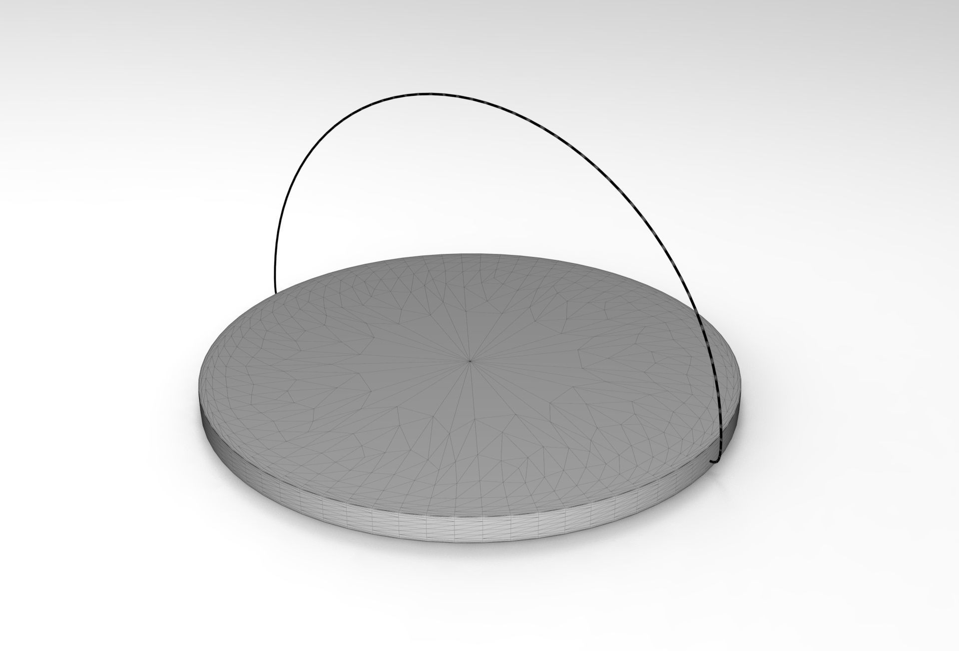 Dig Tray Low-poly 3D model_5