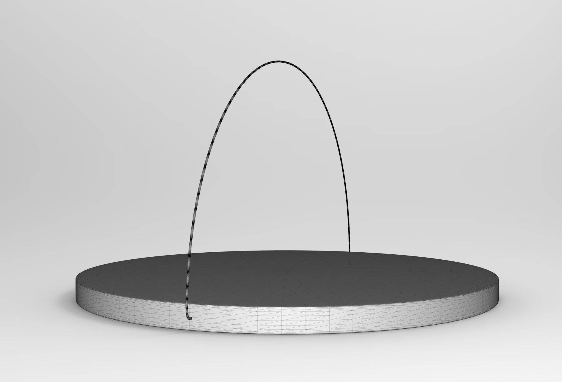 Dig Tray Low-poly 3D model_6