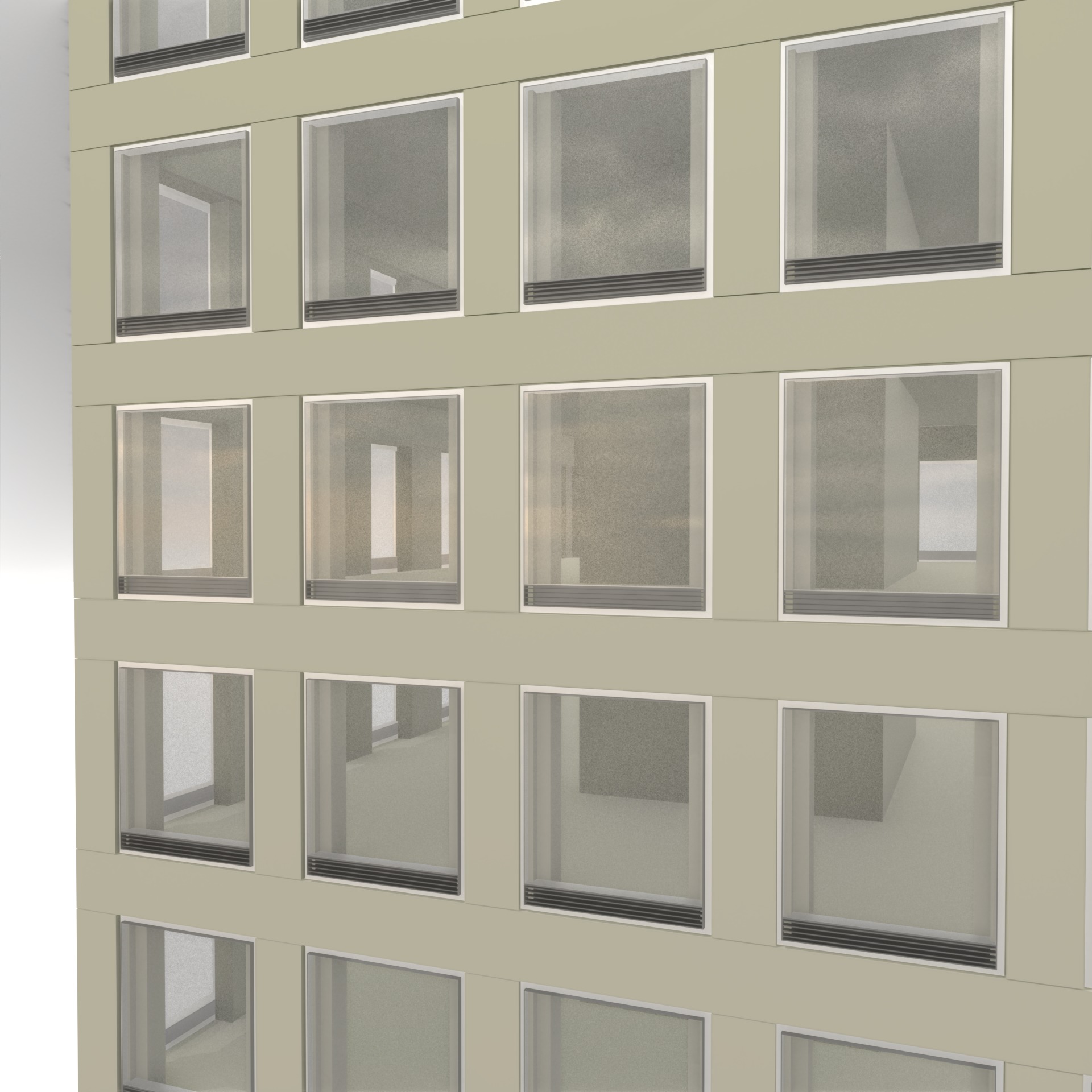Building Office Archmodel Construction 3D model_3