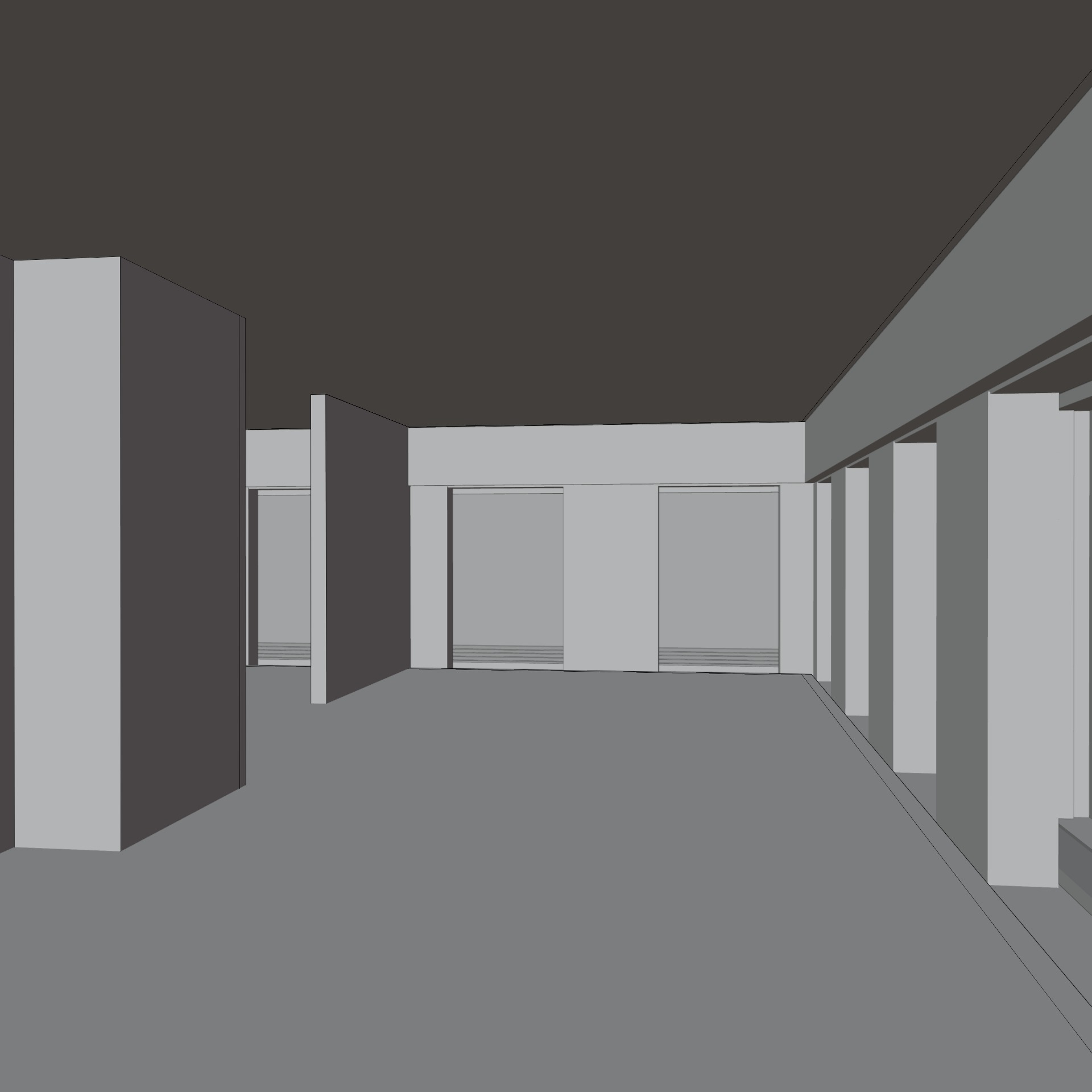 Building Office Archmodel Construction 3D model_5