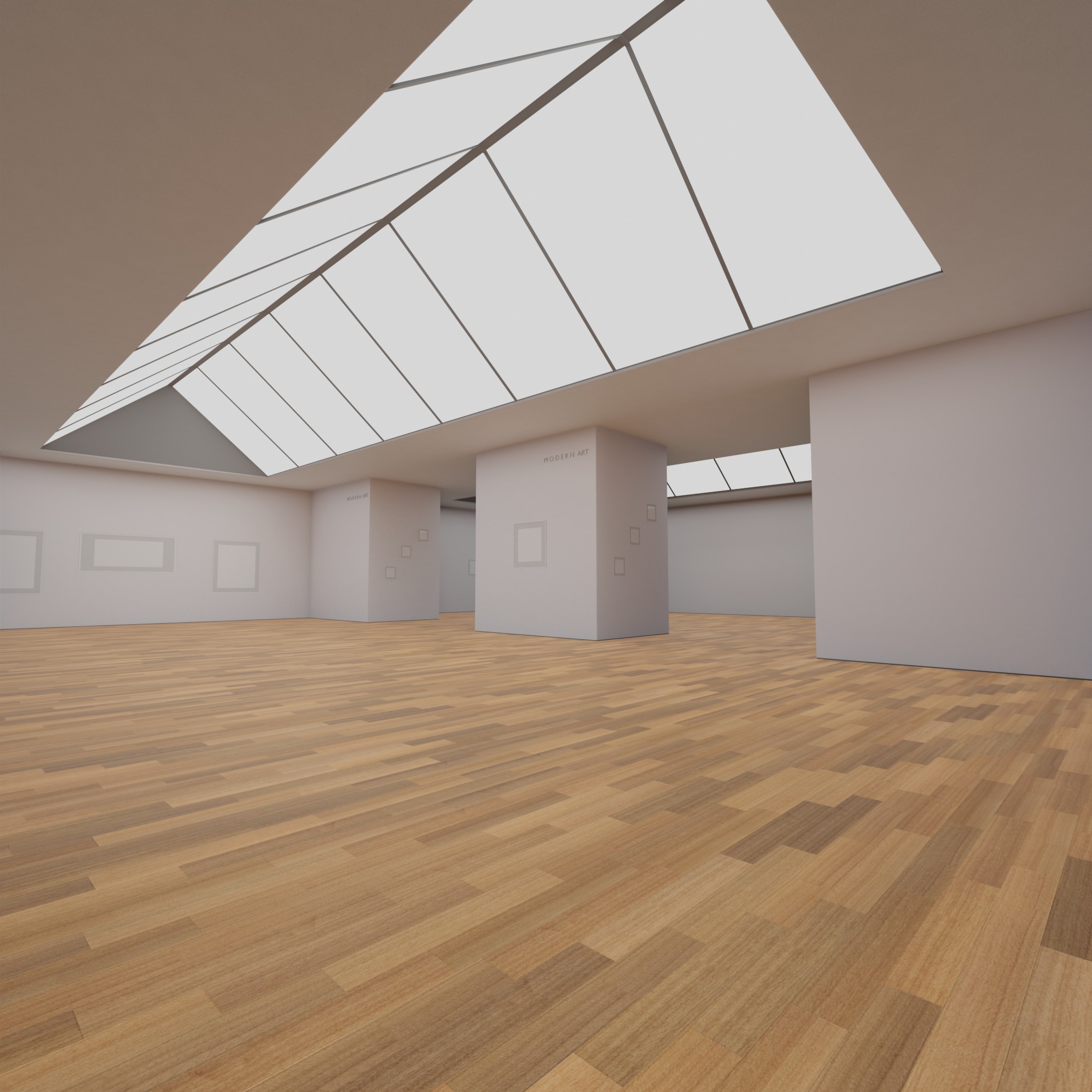 ART GALLERY ROOM 3D model_2