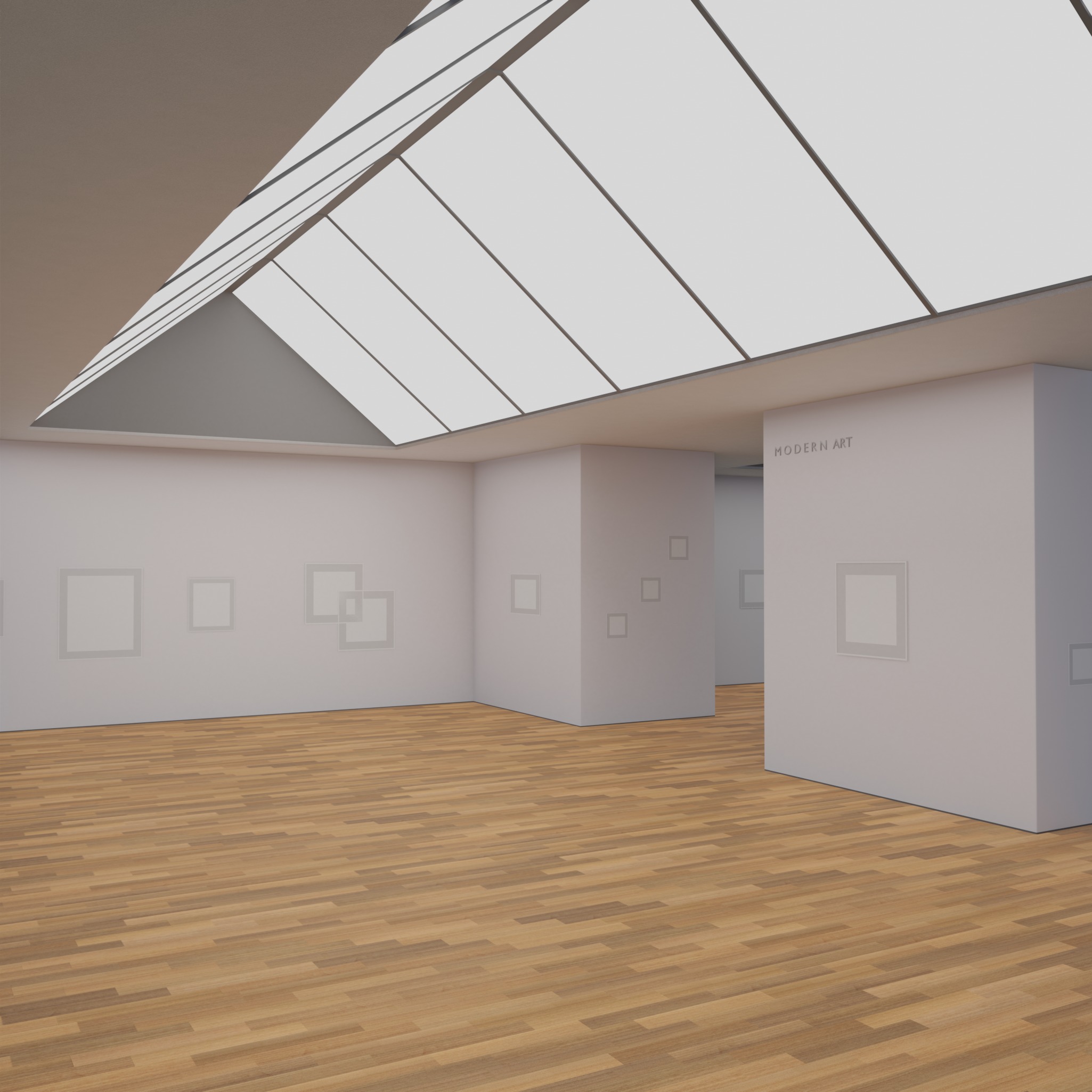 ART GALLERY ROOM 3D model_3