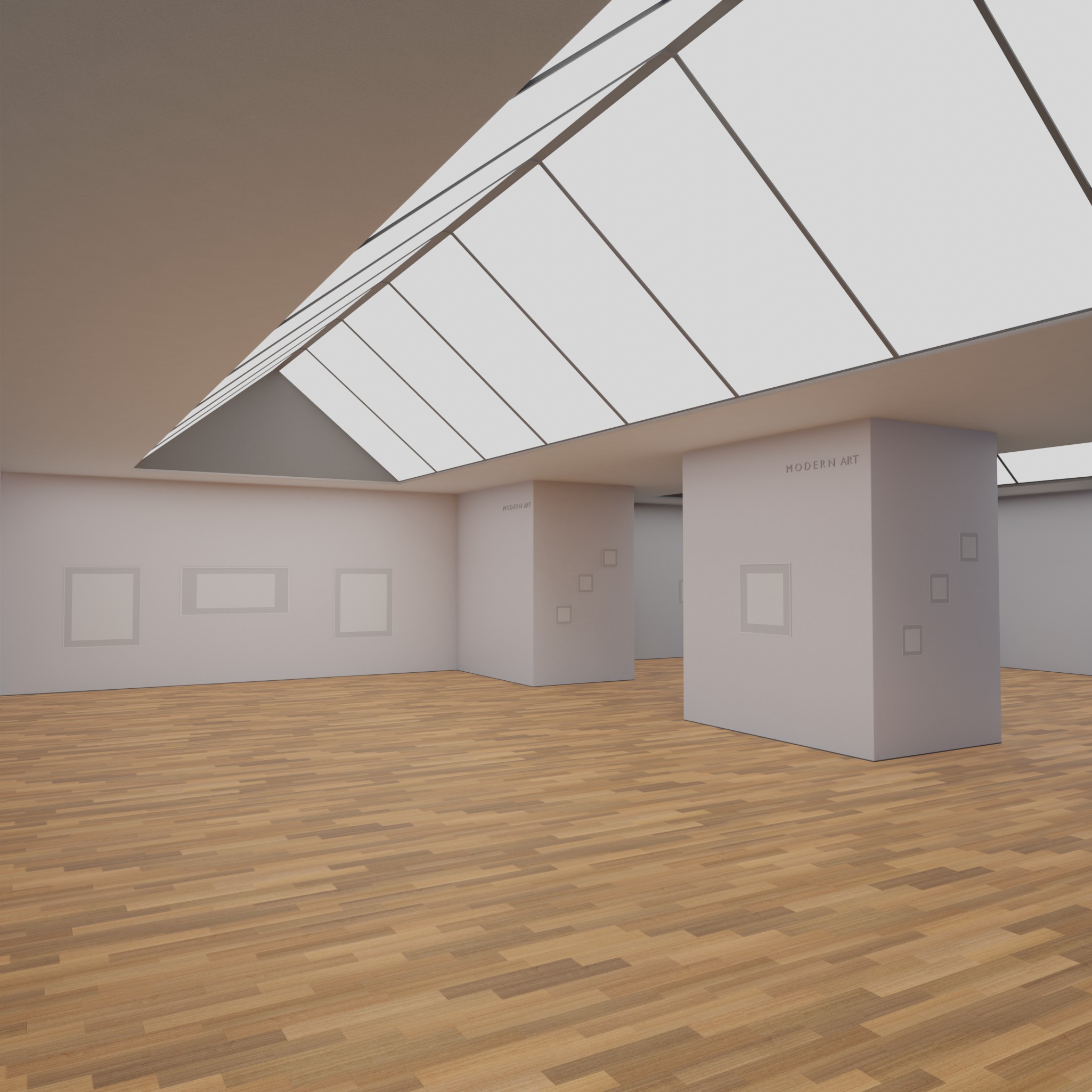 ART GALLERY ROOM 3D model_8