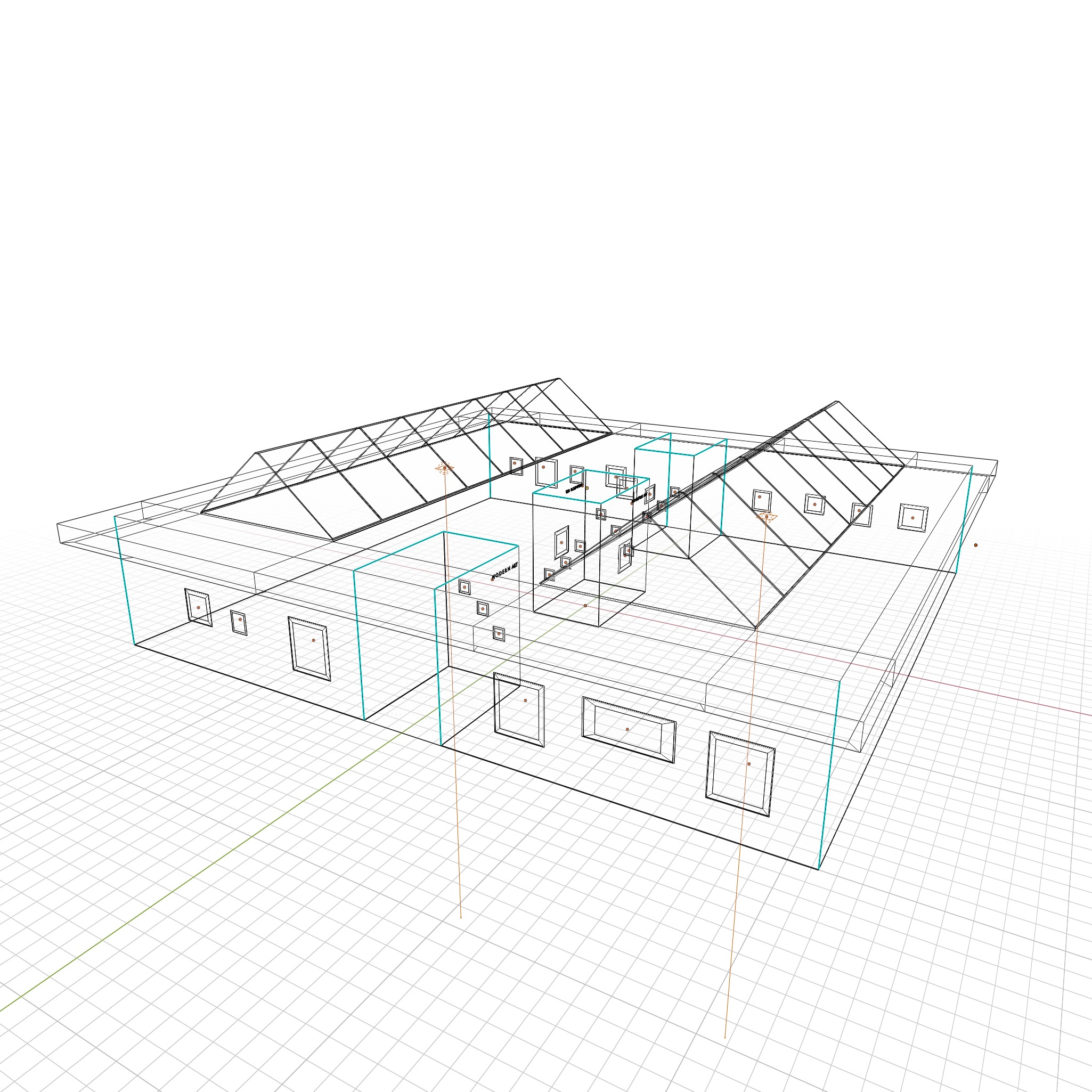 ART GALLERY ROOM 3D model_7