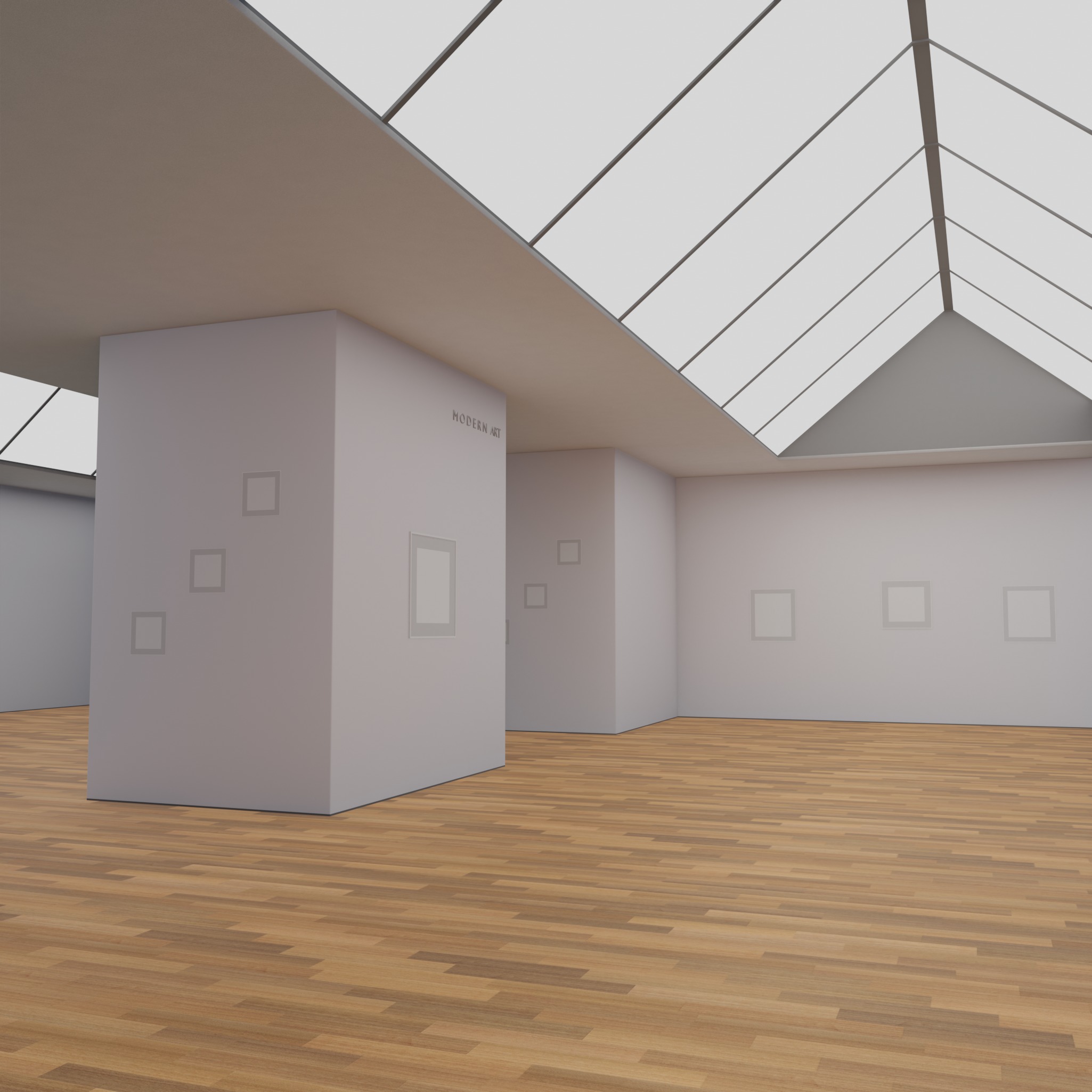 ART GALLERY ROOM 3D model_4