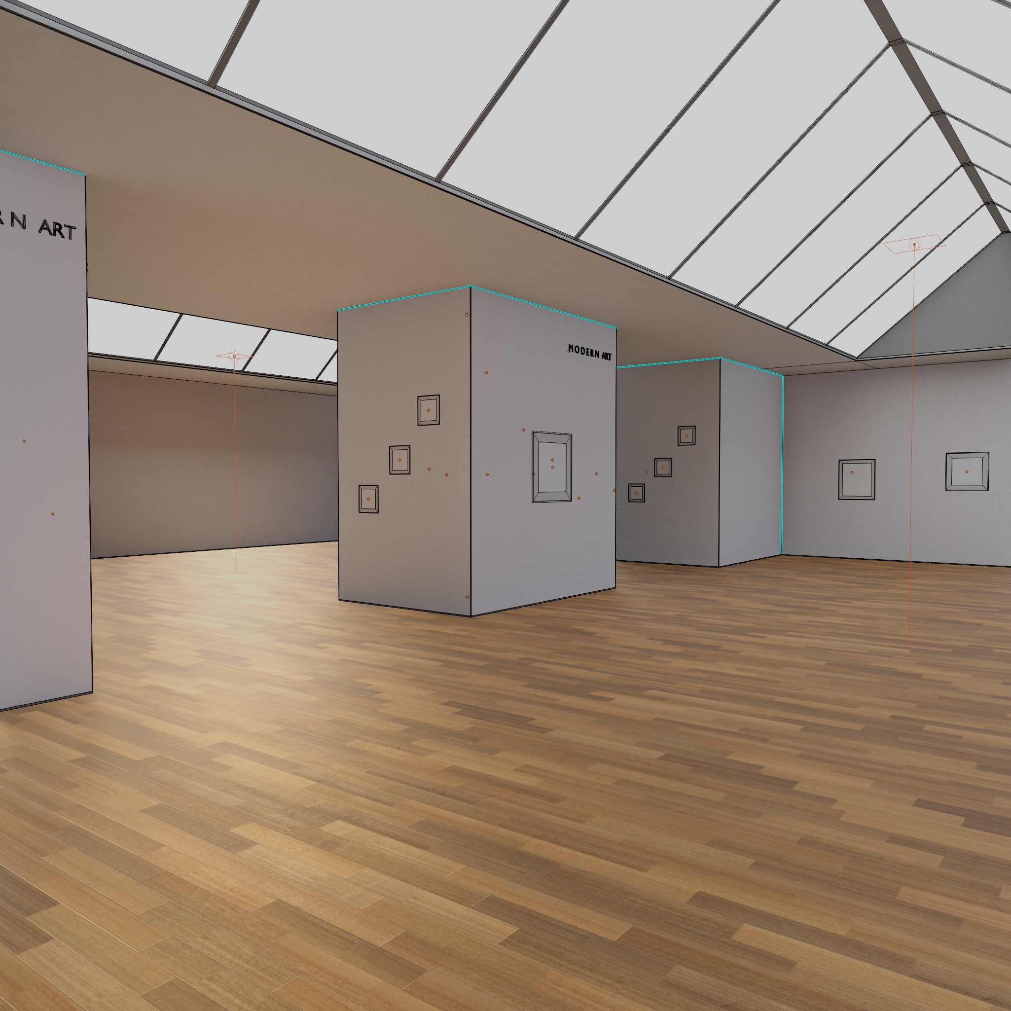 ART GALLERY ROOM 3D model_5