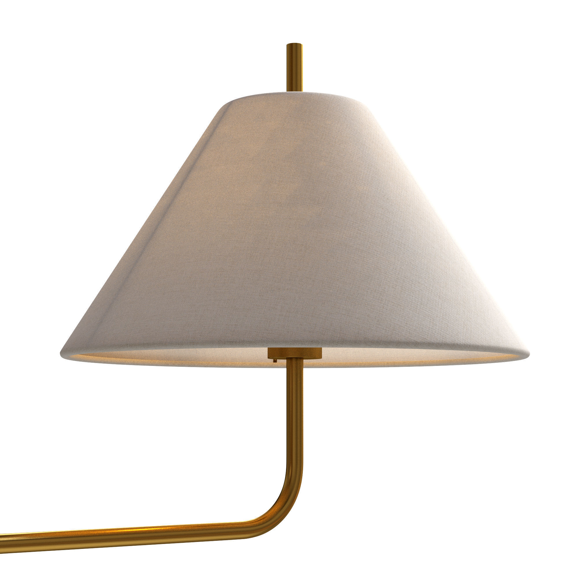 Monroe Linear Chandelier Low-poly 3D model_2