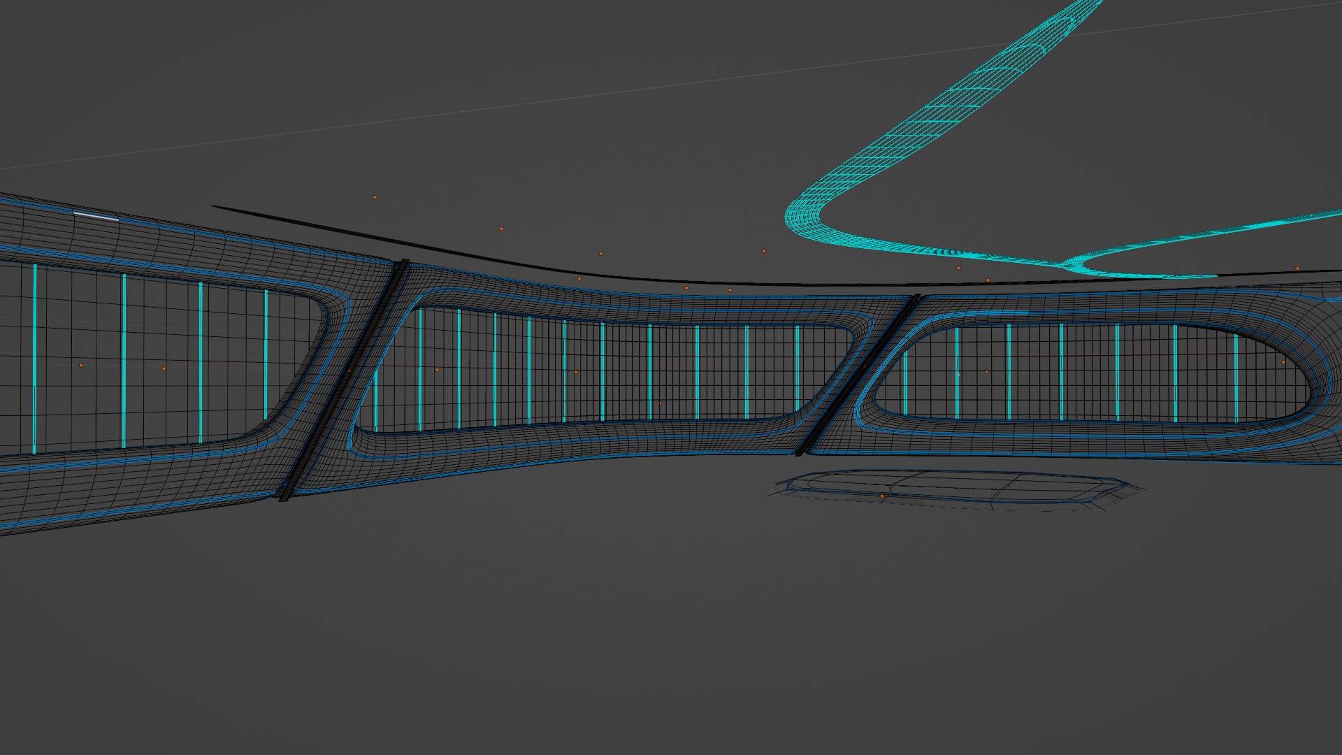3D Sci-Fi Interior SCENE futuristic 3D model_7