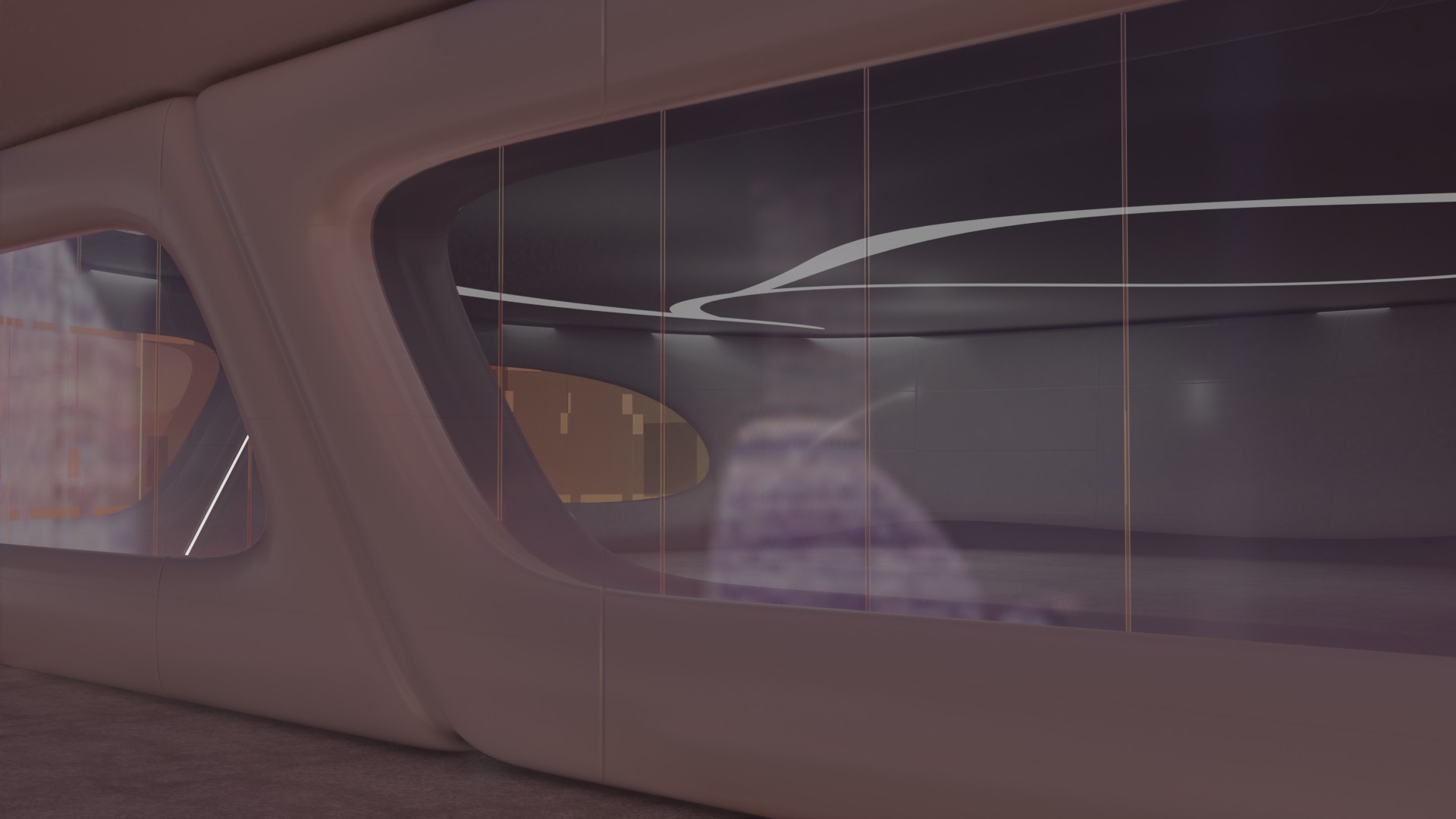 3D Sci-Fi Interior SCENE futuristic 3D model_3