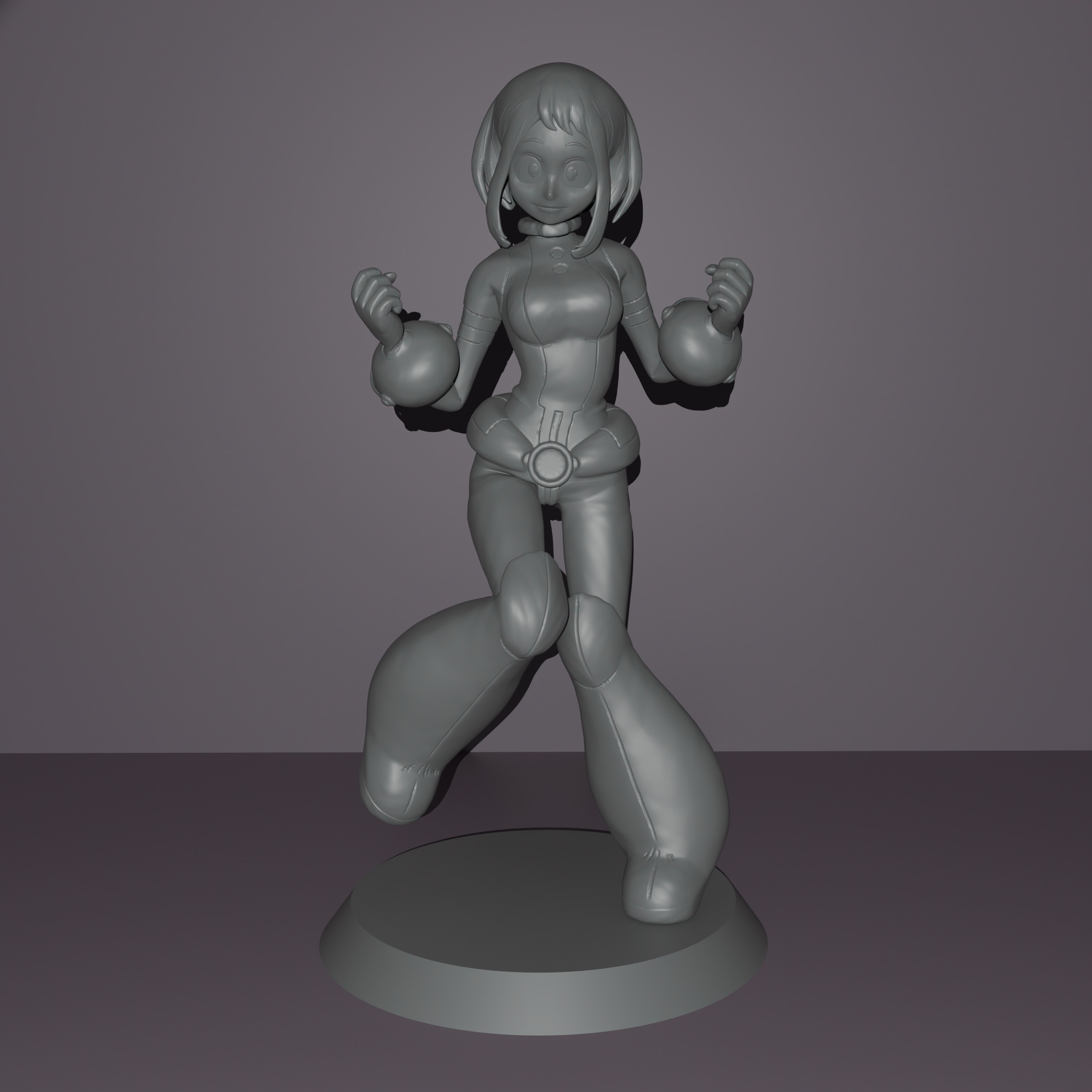 Ochaco Uraraka 3D print model_1