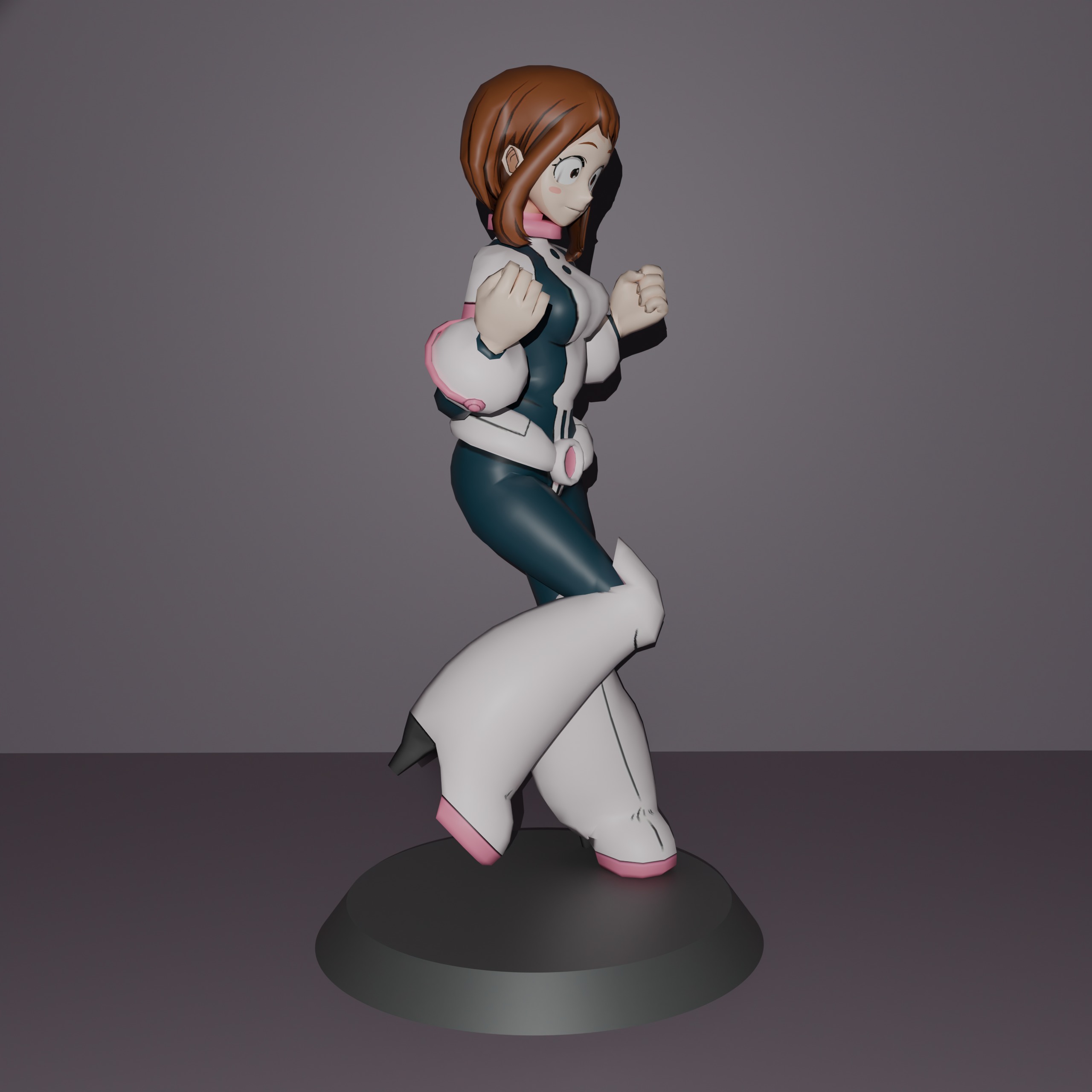 Ochaco Uraraka 3D print model_10