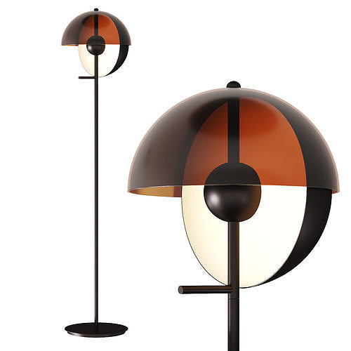 Theia Floor Lamp Low-poly 3D model