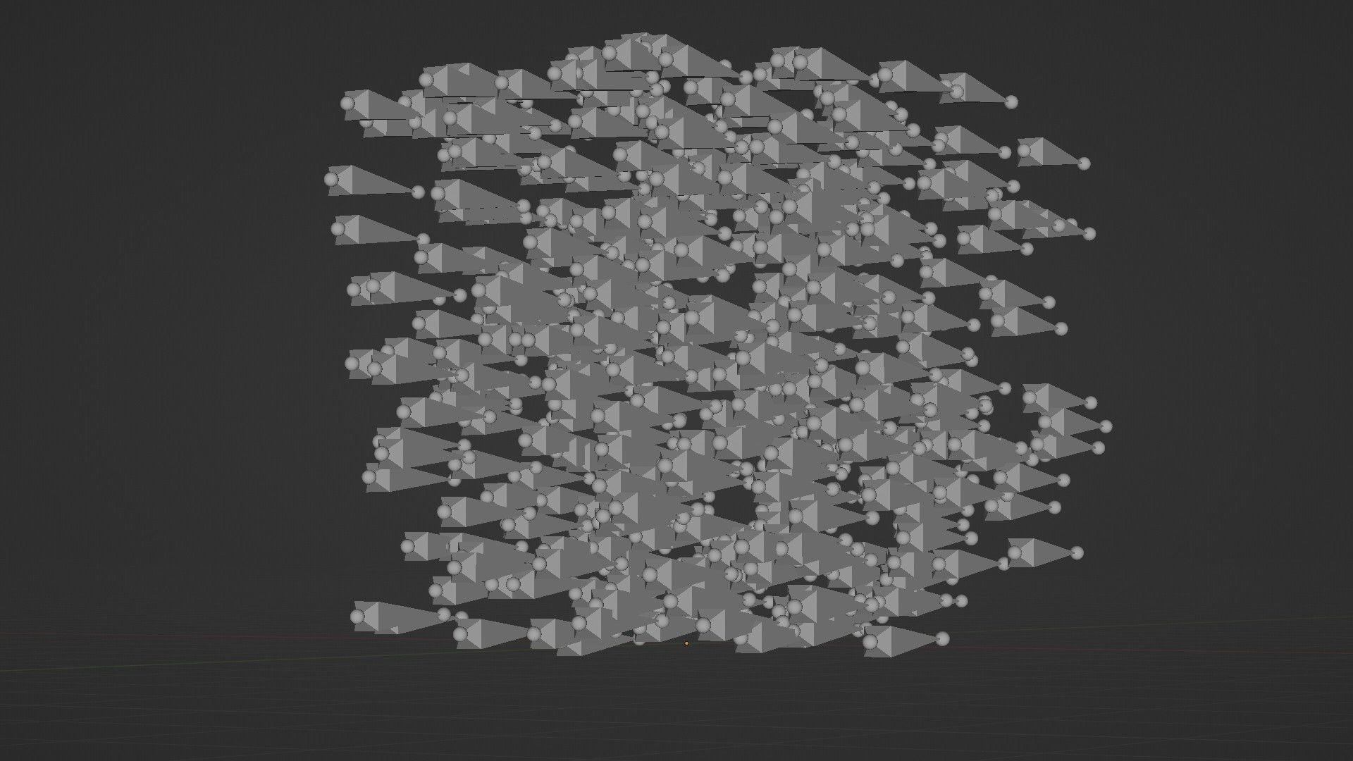 Falling Snow Random Looping Rigged Low-poly 3D model_8