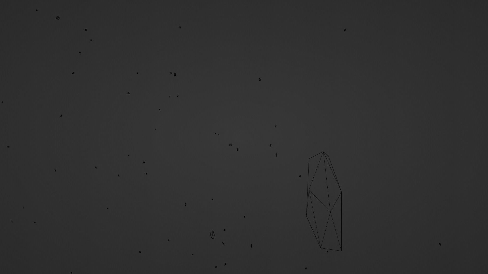 Falling Snow Random Looping Rigged Low-poly 3D model_4