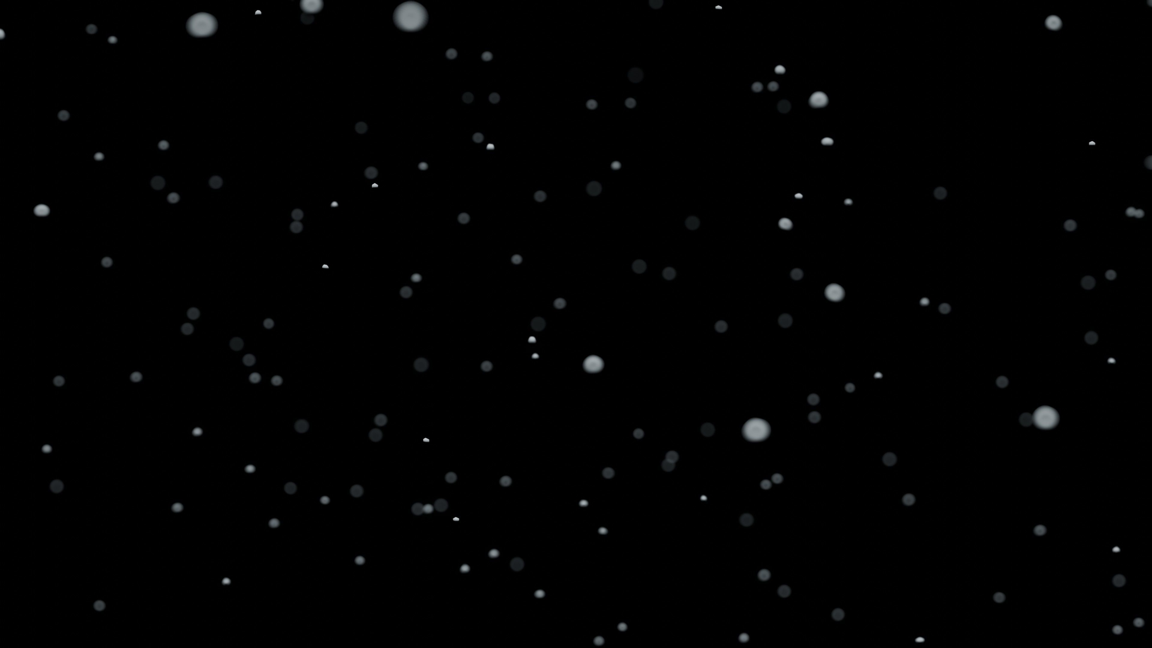 Falling Snow Random Looping Rigged Low-poly 3D model_9