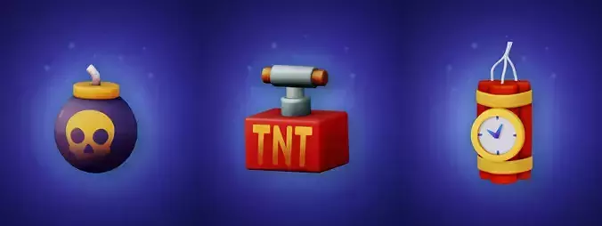 Stylized Bomb Assets